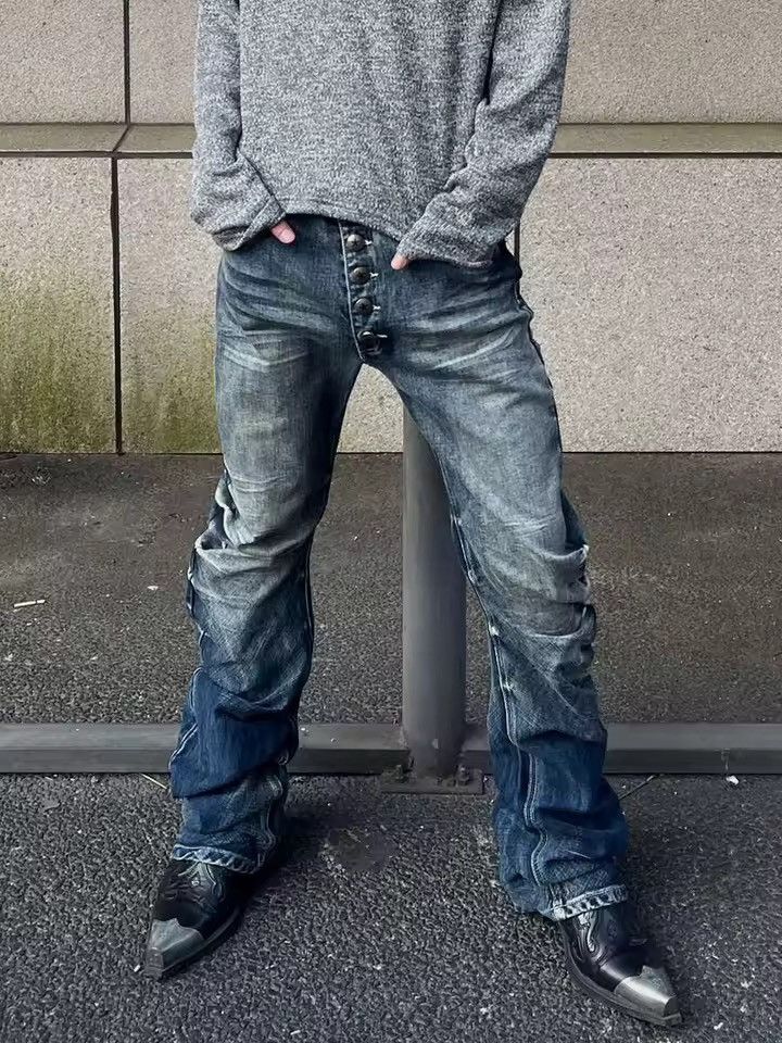 Other Designer Washing Skinny Bootcut Vintage Style Jeans Size US 32 / EU 48 - 8 Thumbnail