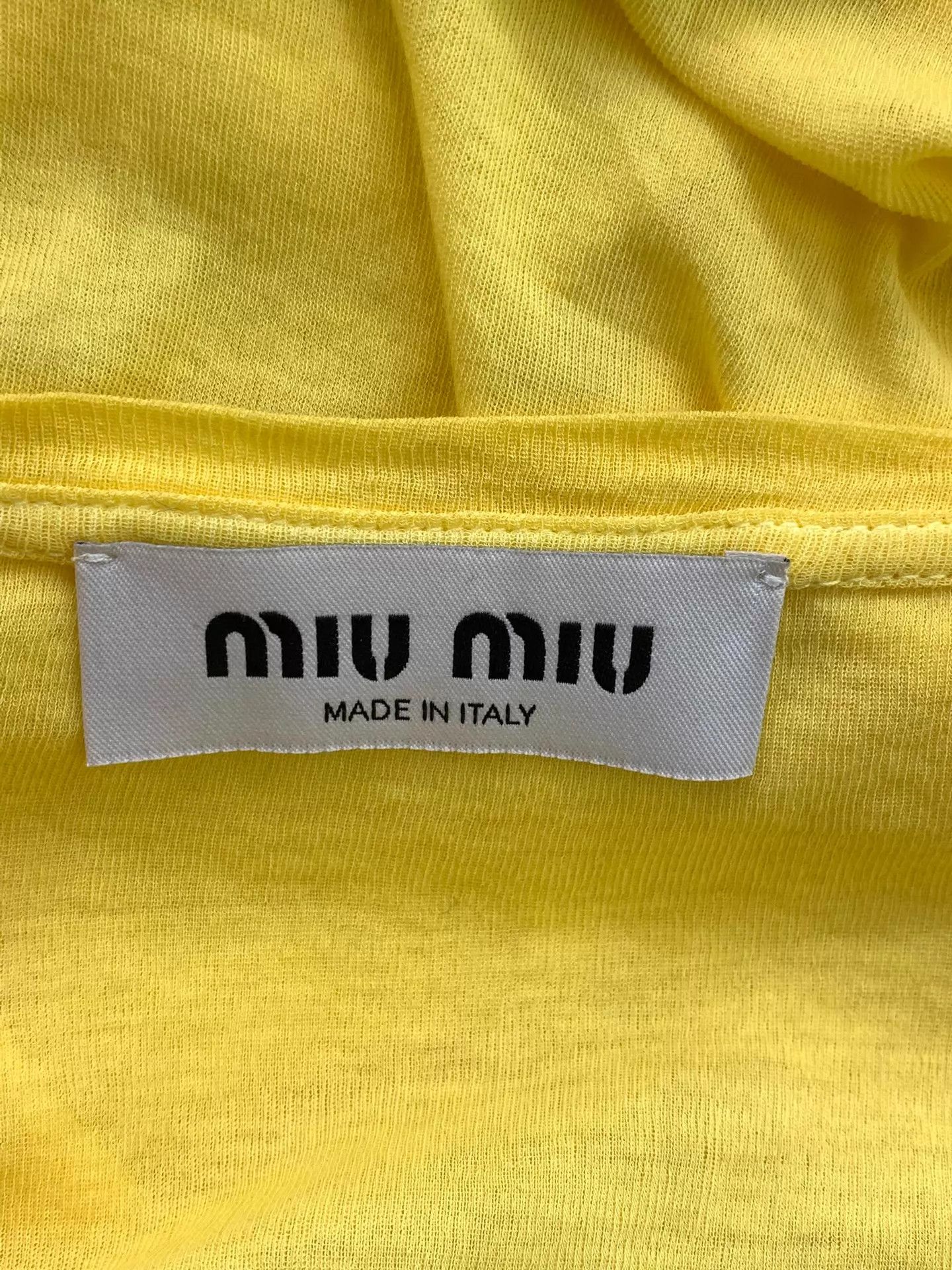 Miu Miu MIU MIU Yellow Gradient Longsleeve Top S New Size S / US 4 / IT 40 - 4 Thumbnail