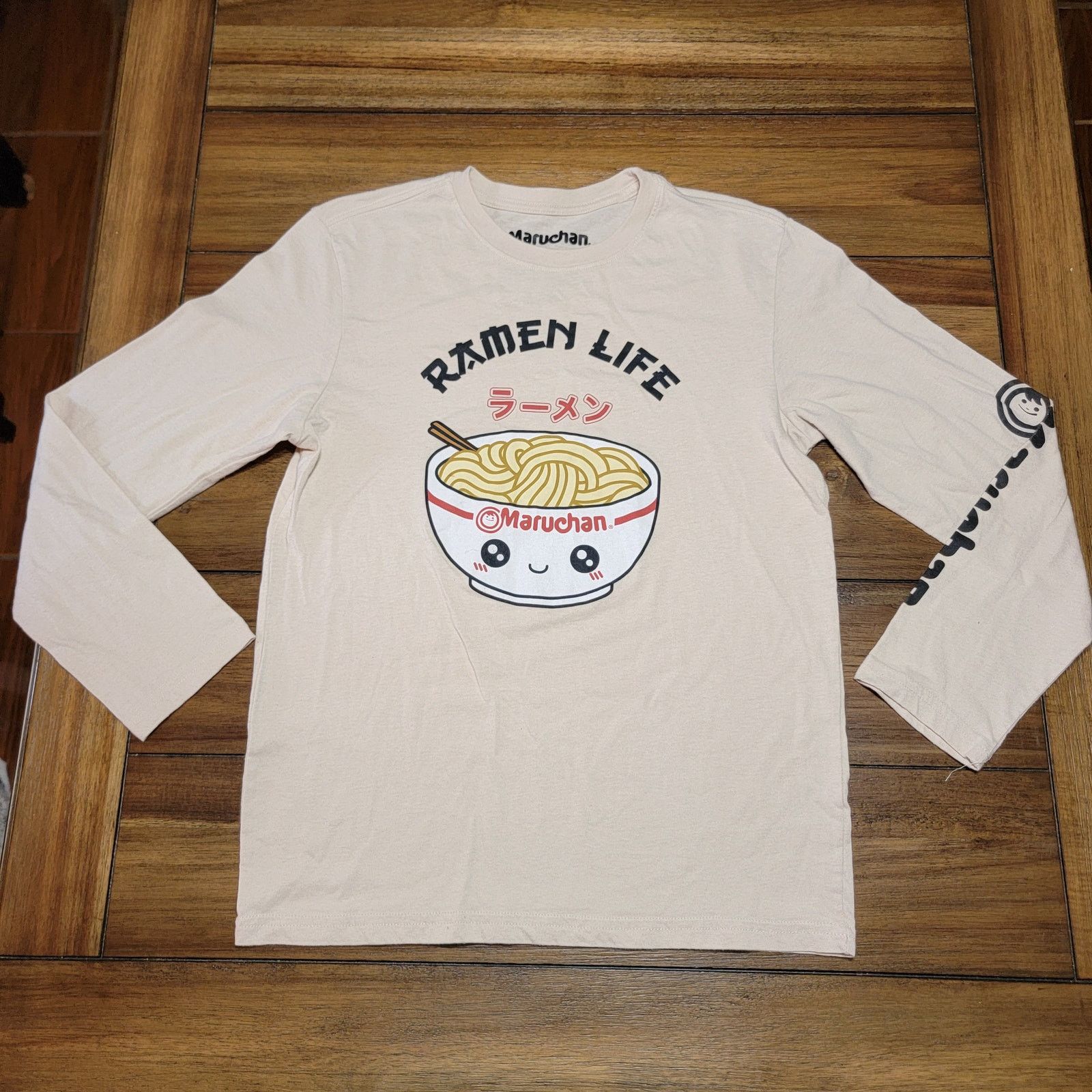 Other Maruchan LS Beige Unisex Tee "Ramen Life" Size Adult Small Size S / US 4 / IT 40 - 1 Thumbnail