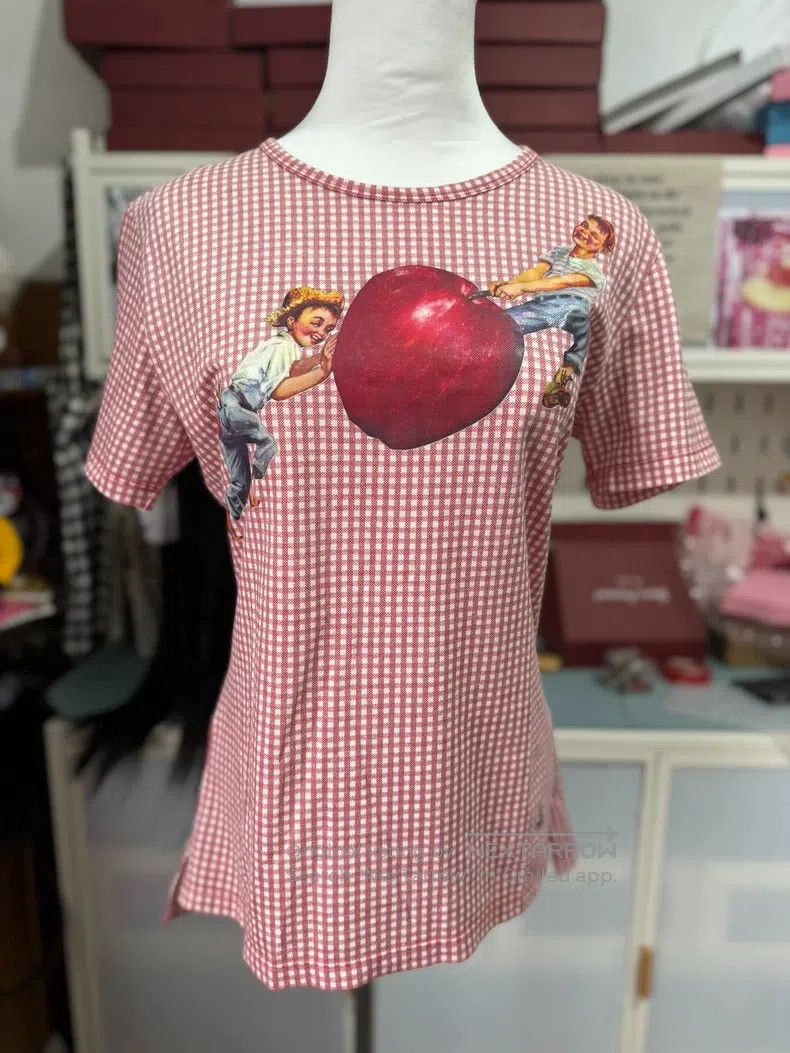 Vivienne Westwood Vivienne Westwood Canvas T-Shirt with Children's Painting Size M / US 6-8 / IT 42-44 - 2 Thumbnail