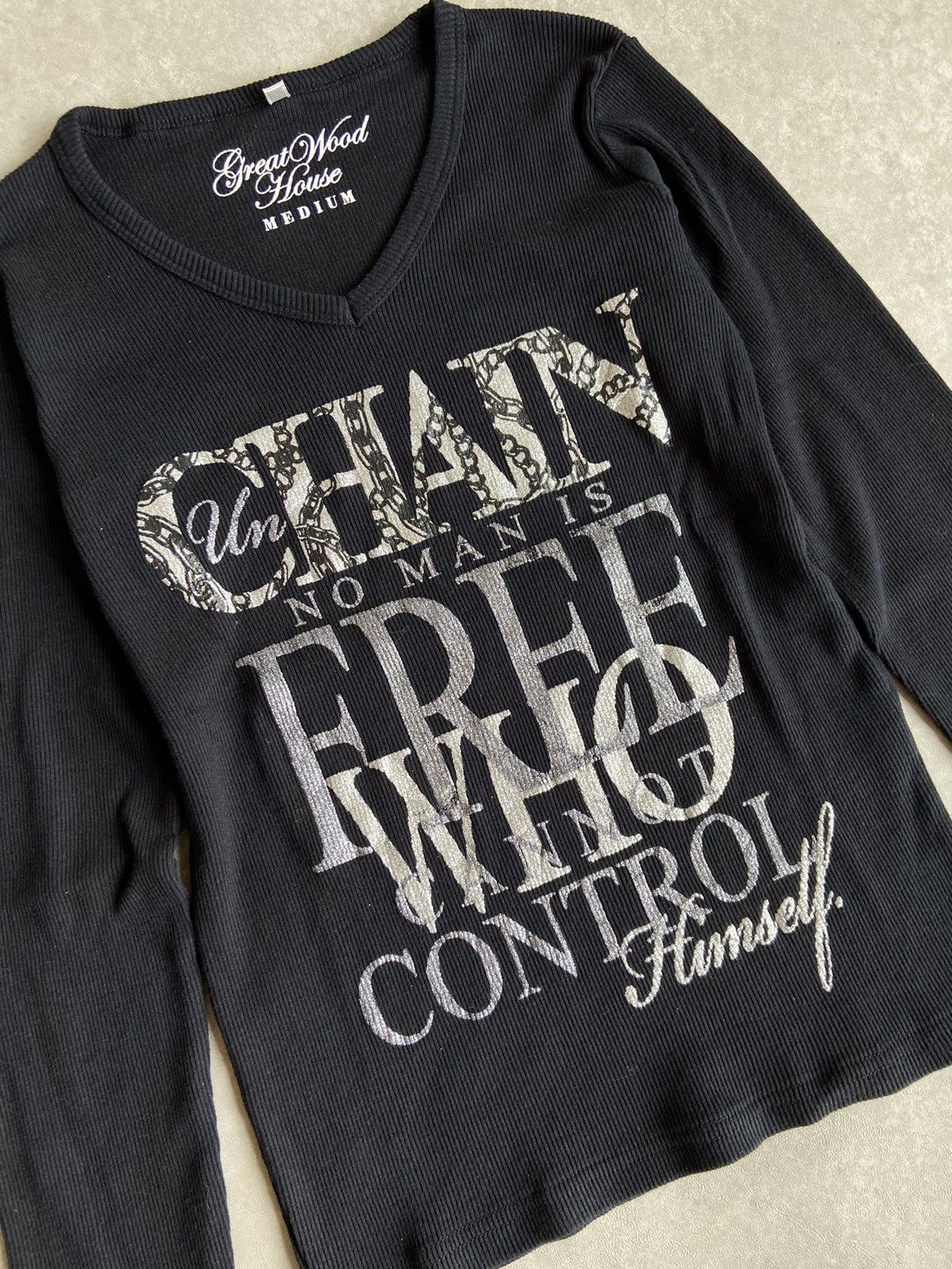 If Six Was Nine × Japanese Brand × Le Grande Bleu (L.G.B.) GREAT WOOD HOUSE POEM LONG SLEEVE Size US M / EU 48-50 / 2 - 2 Thumbnail