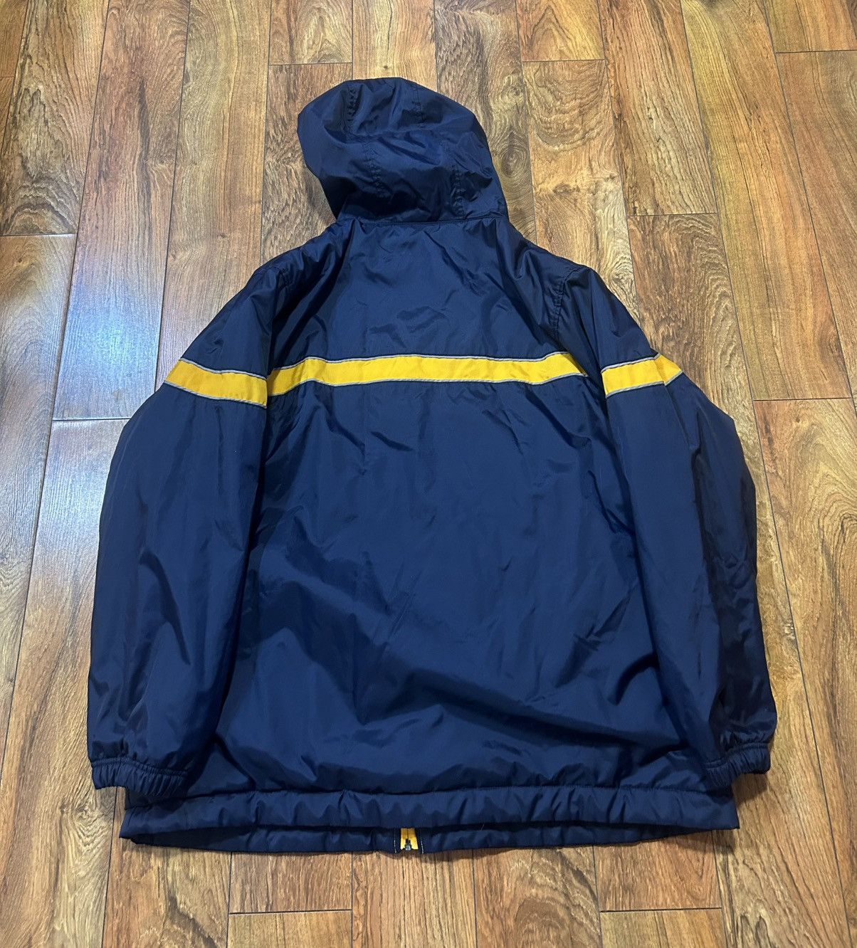 Nike Vintage Y2K Nike Reversible Jacket Blue / Yellow Size US XL / EU 56 / 4 - 4 Thumbnail