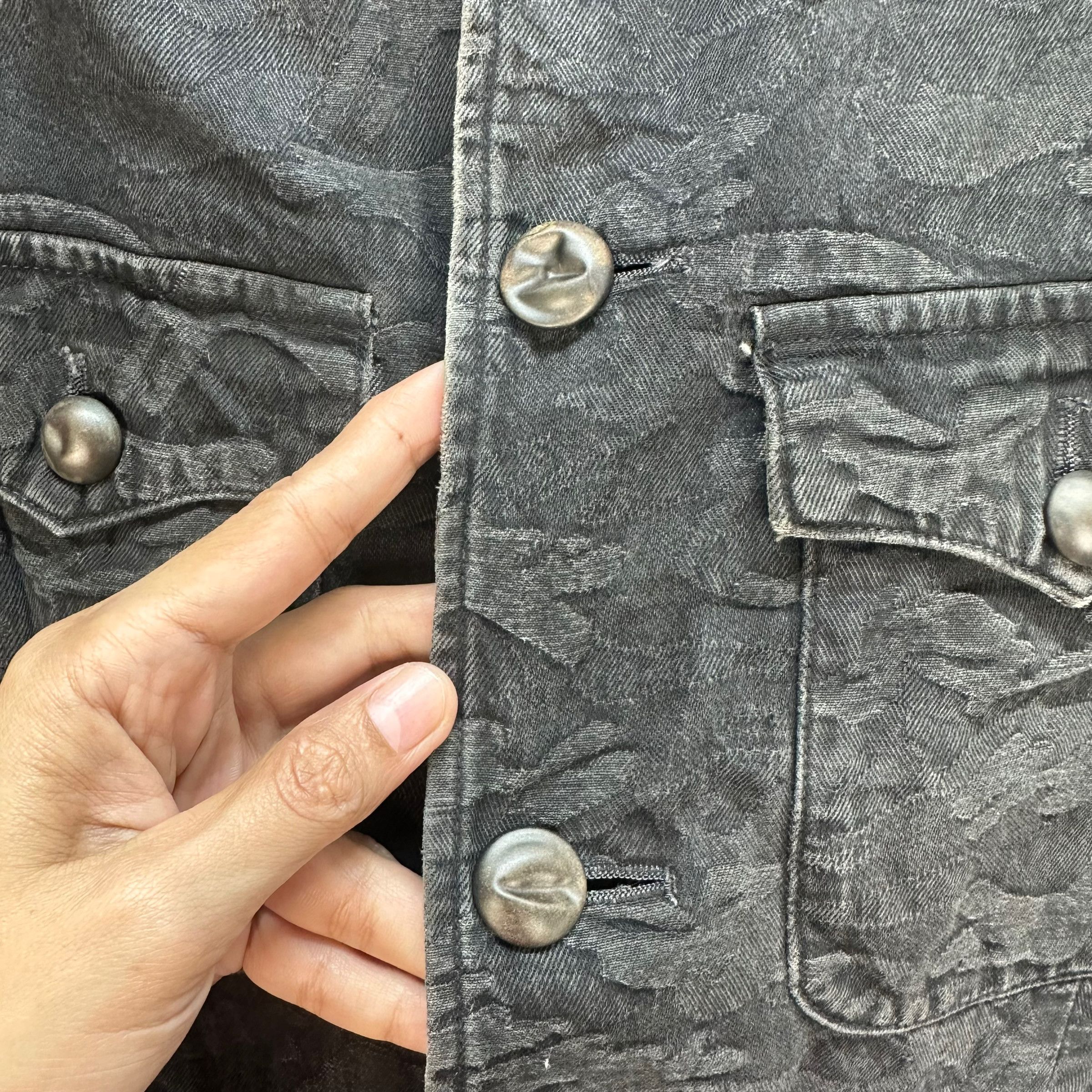 Obelisk OBELISK SKULLS ON BACK CHORE JACKET #7865-185 Size US M / EU 48-50 / 2 - 12 Thumbnail