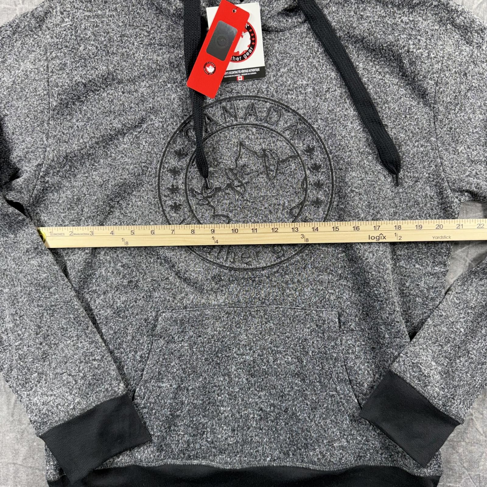 Other Canada Weather Gear Sweater Men's L Grey Hoodie NEW Size US L / EU 52-54 / 3 - 4 Thumbnail