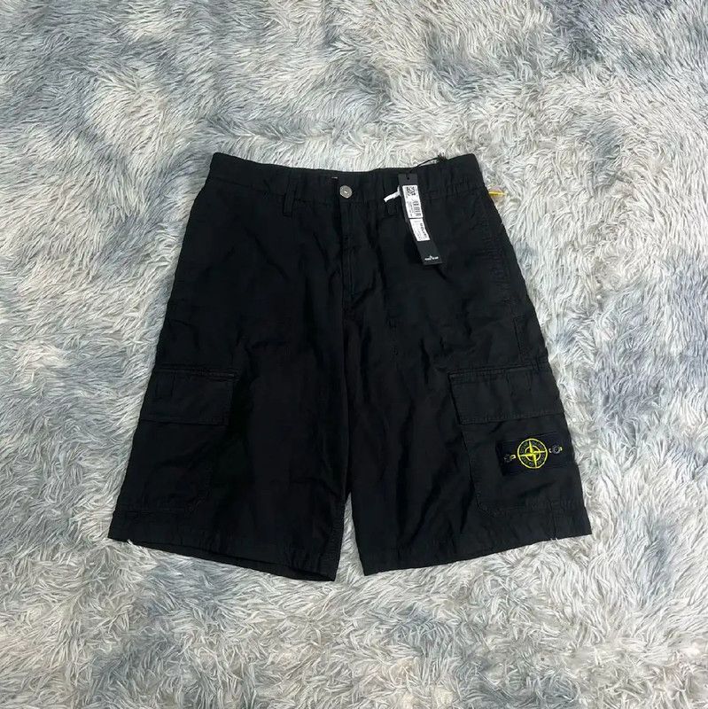 Stone Island Stone Island Men's Black Casual Shorts 0089 Size US 34 / EU 50 - 1 Thumbnail