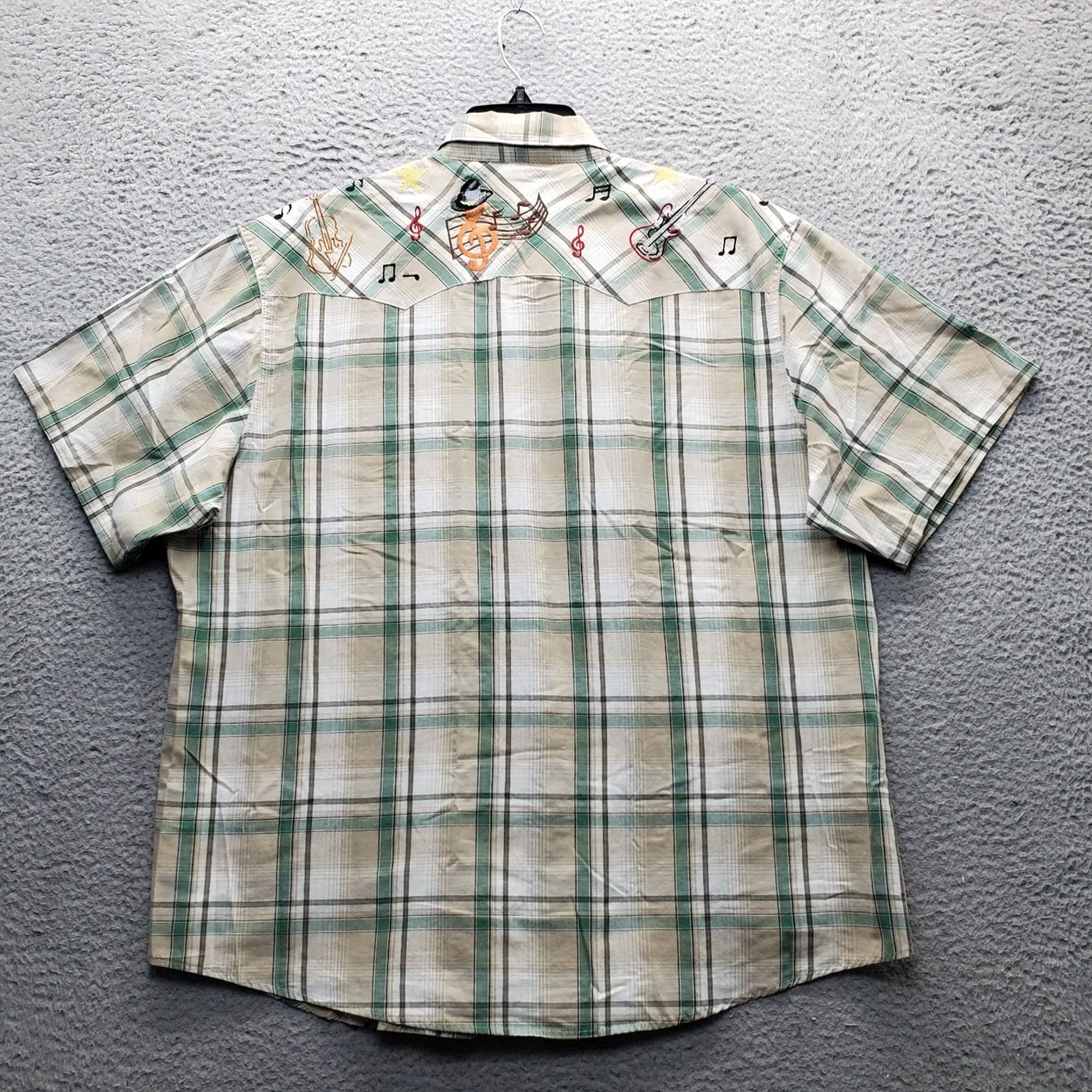 Wrangler Wrangler Country Music Shirt Mens 2XLT Multi Plaid Snap Front Size US XXL / EU 58 / 5 - 2 Thumbnail