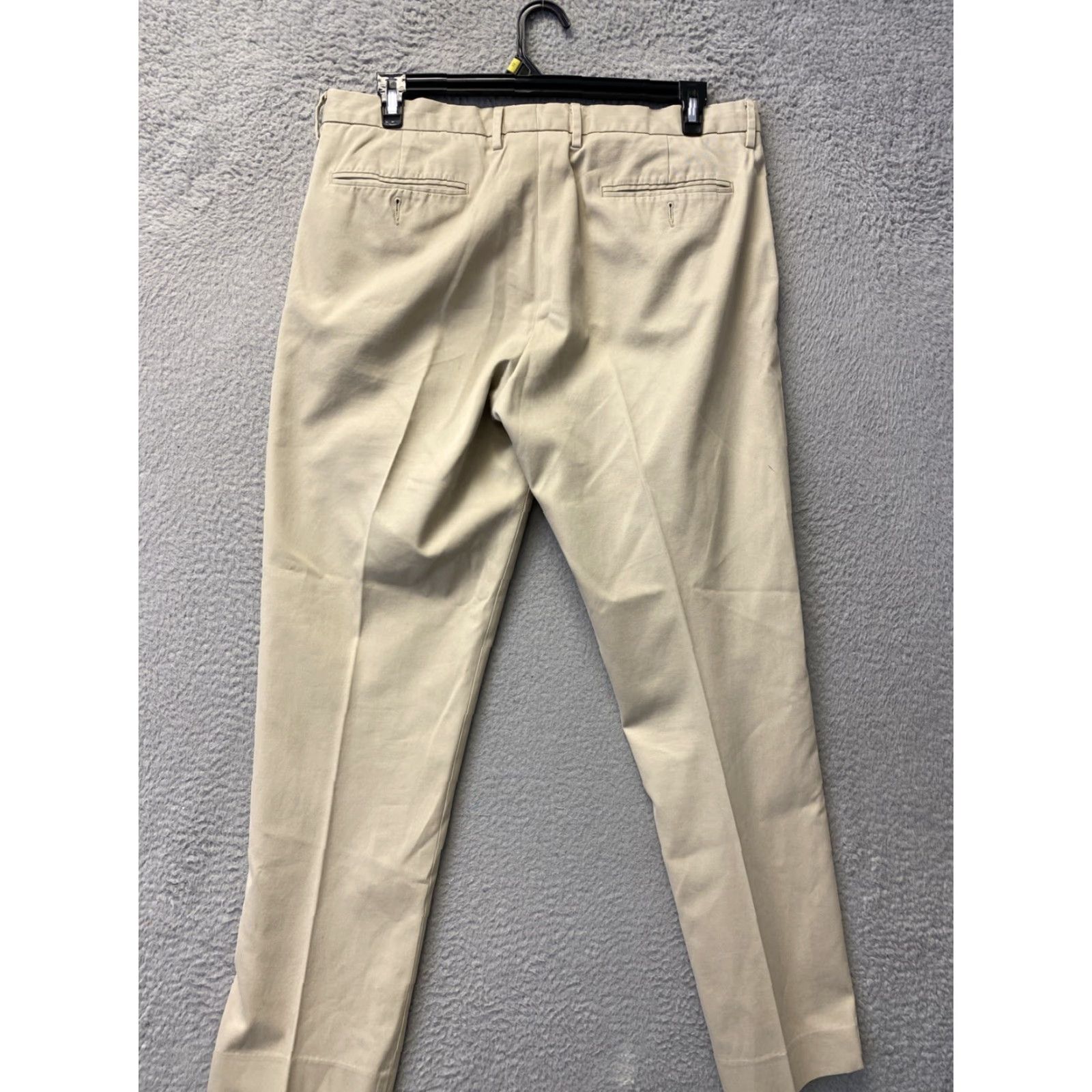 J.Crew J.CREW Chino Pants Mens 36x32 Beige Khaki Slim Fit Casual Dress Wide-Leg Retro Size US 36 / EU 52 - 6 Thumbnail