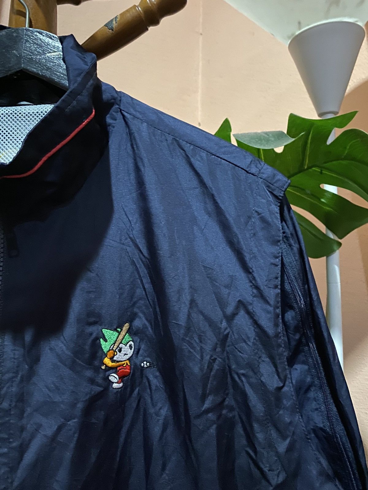 Mizuno Vintage Mizuno “Team Yamaguchi” Navy Windbreaker Jacket Size US M / EU 48-50 / 2 - 6 Thumbnail