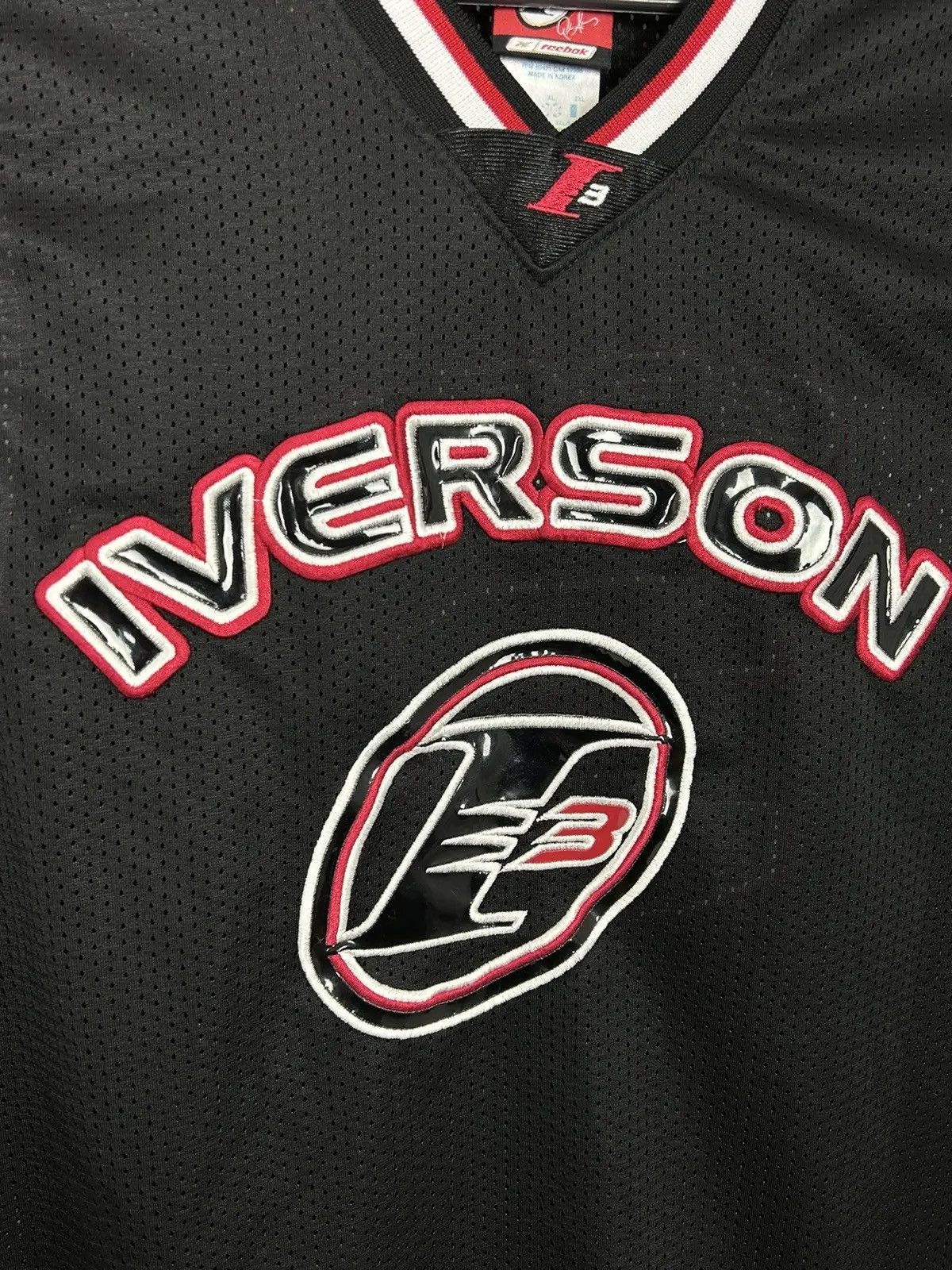 NBA 00s Vintage Allen Iverson I3 Sportswear Reebok NBA Jersey Size US XL / EU 56 / 4 - 2 Thumbnail