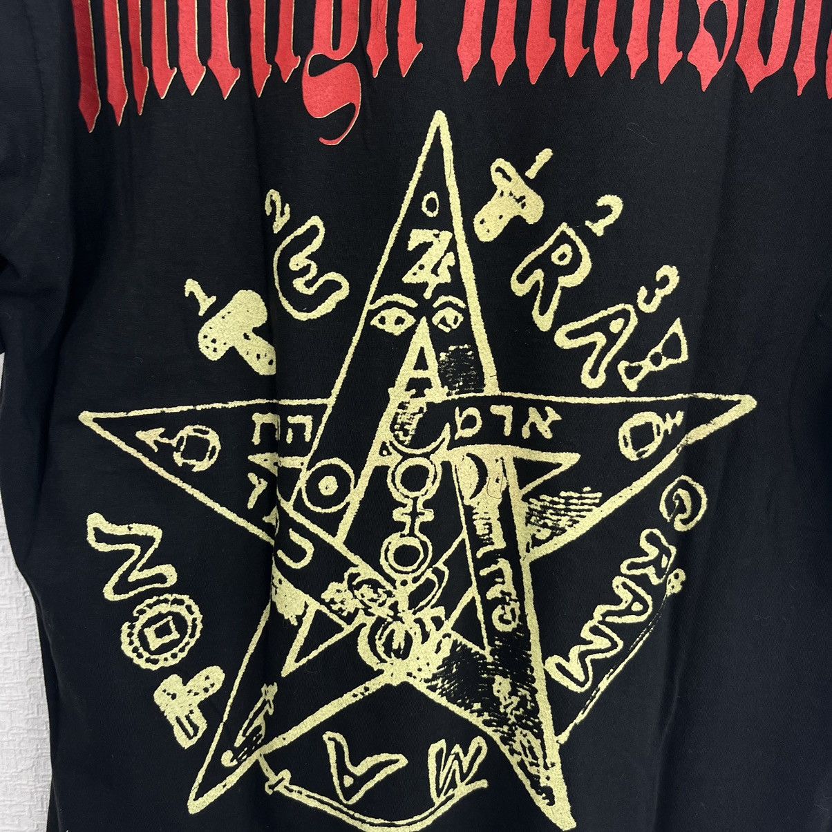 VINTAGE 90's MARILYN MANSON TETRAGRAMMATON TEE T-SHIRT