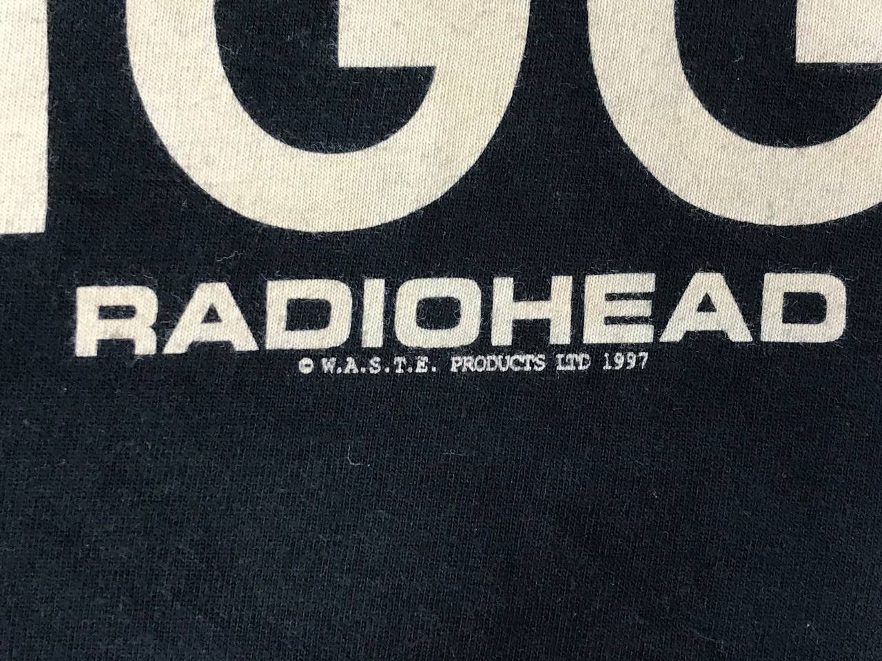 Band Tees × Vintage Vintage 1997 Radiohead Thom Yorke Kicking Squealing Piggy Size US XL / EU 56 / 4 - 4 Thumbnail
