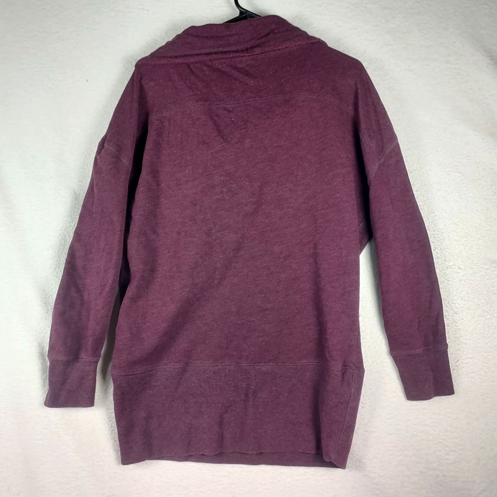 Victoria's Secret VICTORIA'S SECRET PINK Sweatshirt Shirt Womens Maroon Cowl Neck Long Sleeve Tunic Logo PullOver Size M Regular Winter Fall Spring Size M / US 6-8 / IT 42-44 - 2 Thumbnail