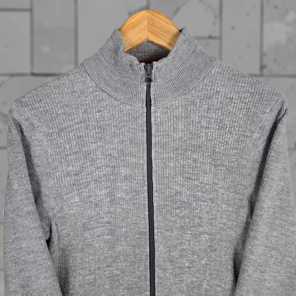 Relwen Relwen Mens Small 100% Merino Wool Full Zip Sweater Jacket Thick Pockets Gray Size US S / EU 44-46 / 1 - 1 Thumbnail
