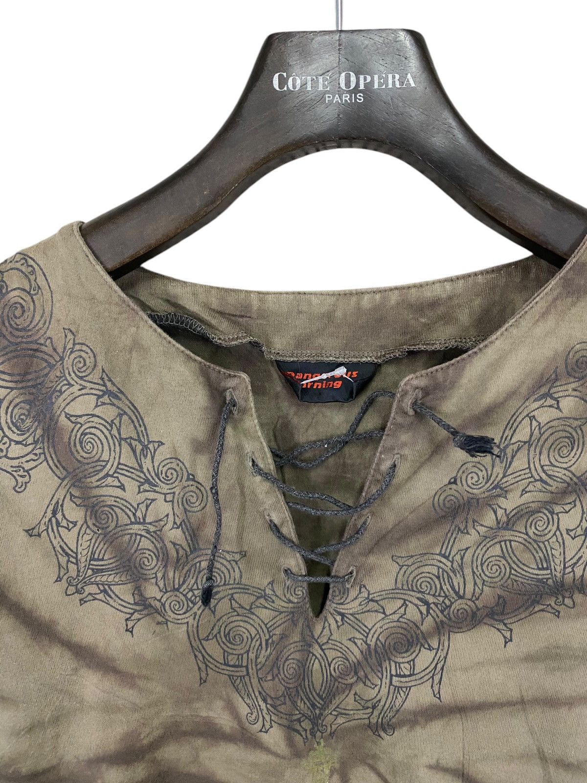 Japanese Brand × Seditionaries × Vintage Dangerous warning punk style cross design tshirt Size US M / EU 48-50 / 2 - 3 Thumbnail