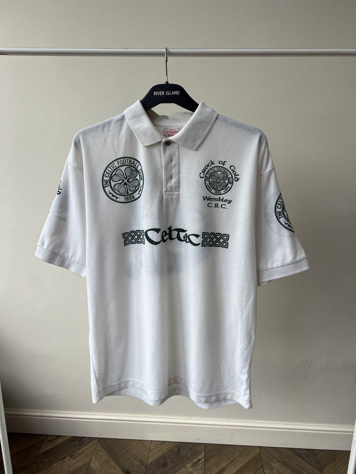 Other Vintage Celtic Retro Polo Soccer T-Shirt Size US L / EU 52-54 / 3 - 2 Thumbnail
