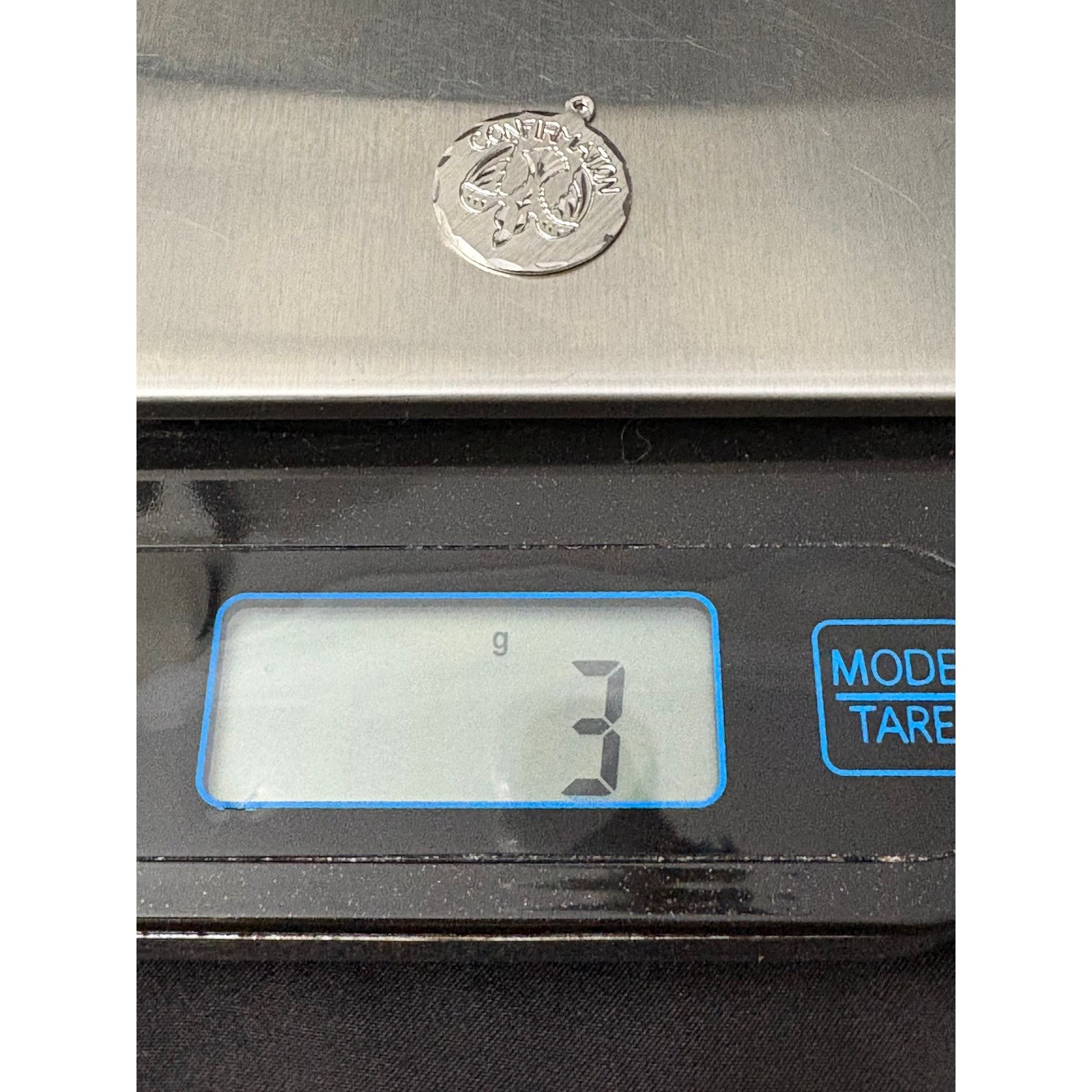 Other Vintage Sterling Silver Confirmation Pendant / Pendant Only Size ONE SIZE - 4 Thumbnail