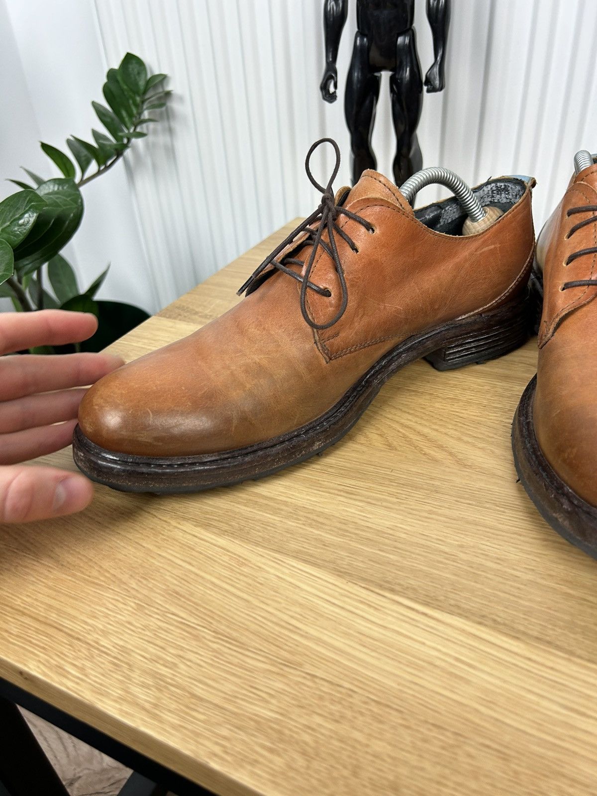 MoMA Moma Brown Derby Shoes Size US 9 / EU 42 - 3 Thumbnail