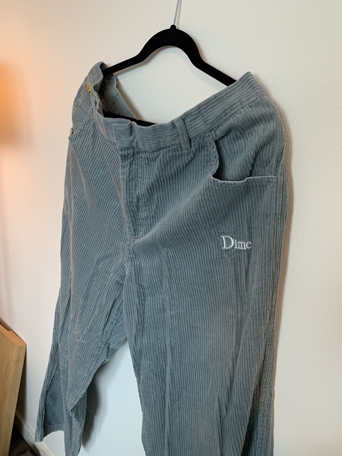 Dime Dime Blue Corduroy Trousers Size US 36 / EU 52 - 2 Thumbnail