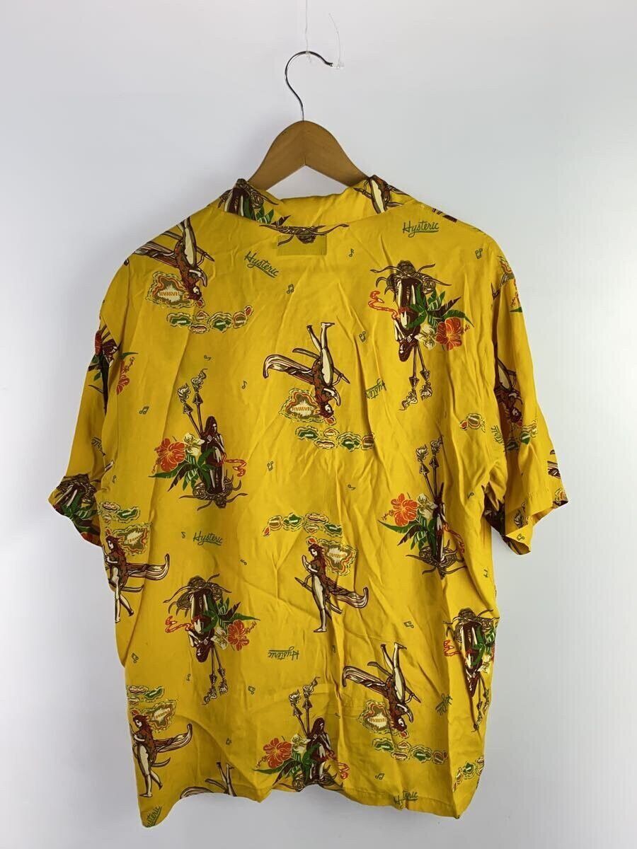 Hysteric Glamour Hysteric Glamour Monogram Rayon Short Sleeve Shirt Yellow Size US L / EU 52-54 / 3 - 2 Thumbnail