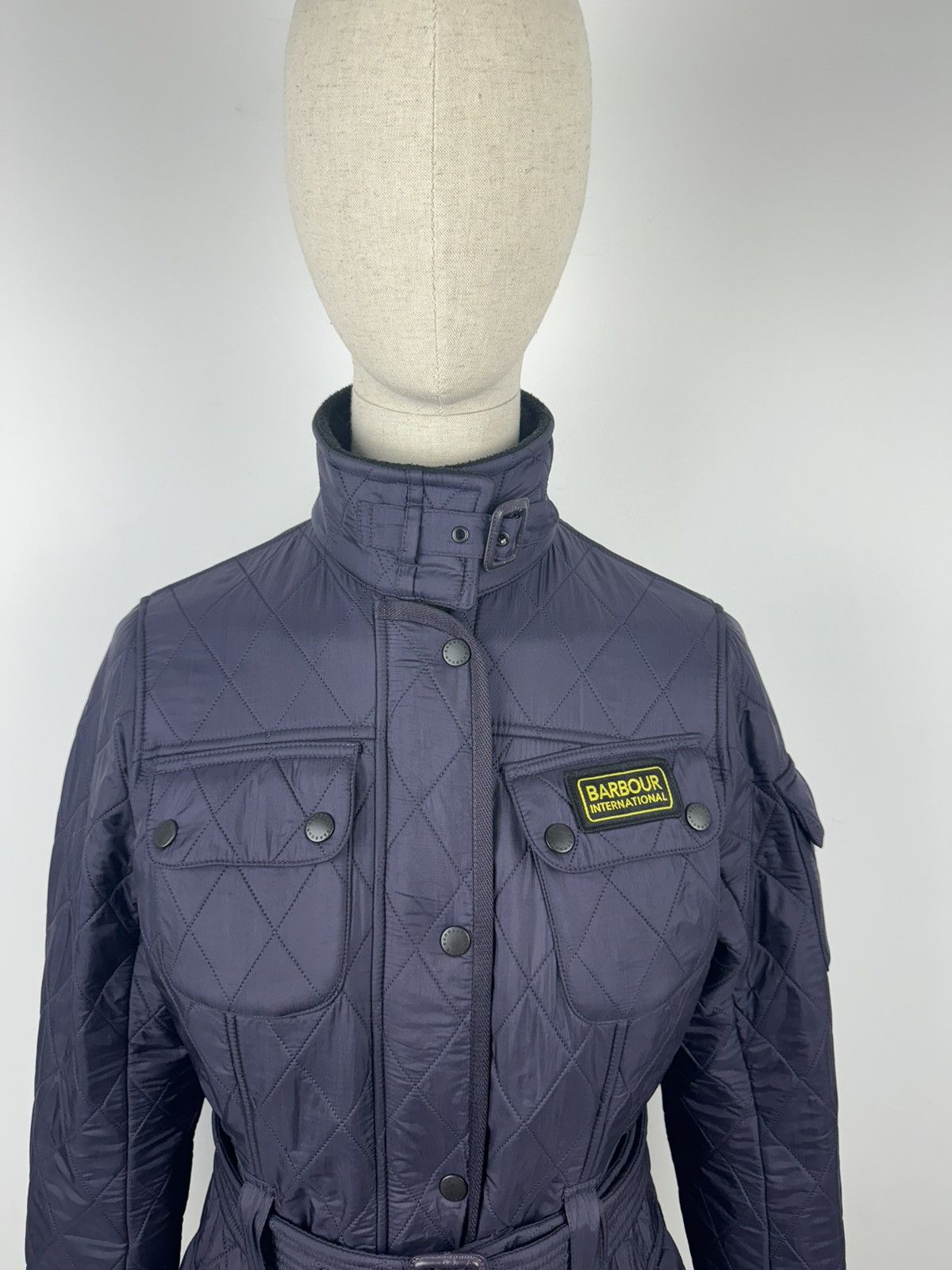 Barbour × Vintage Men’s Vintage Barbour International Polarquilt Jacket size 8 Size M / US 6-8 / IT 42-44 - 3 Thumbnail