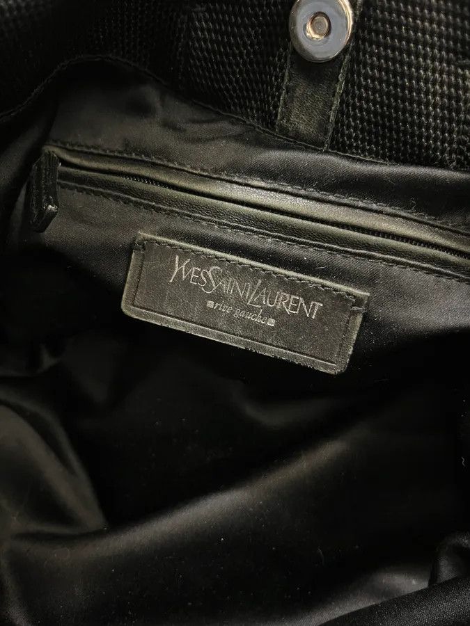 Yves Saint Laurent 2000s Yves Saint Laurent Black Multi-Zip Shoulder Bag Size ONE SIZE - 7 Thumbnail