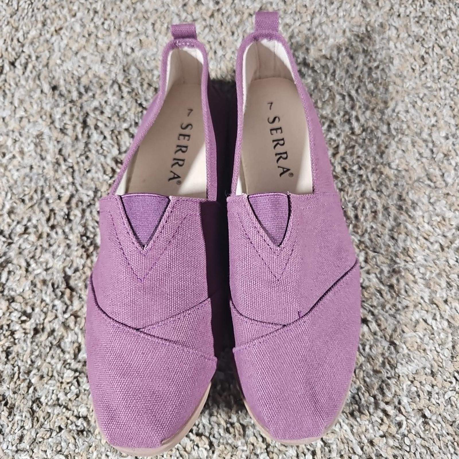 Marine Serre SERRA 49793 Purple Loafer Slip On Shoes Sz 7 Size US 7 / IT 37 - 2 Thumbnail