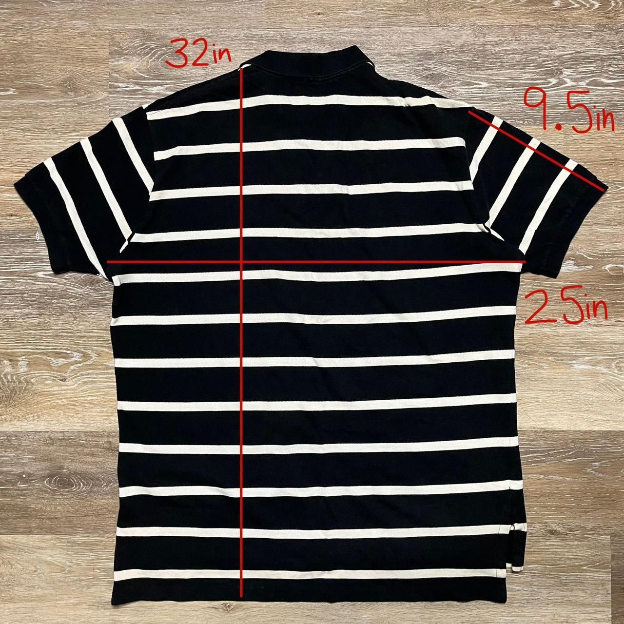 Polo Ralph Lauren × Vintage y2k black & white striped ralph lauren polo Size US XL / EU 56 / 4 - 3 Thumbnail