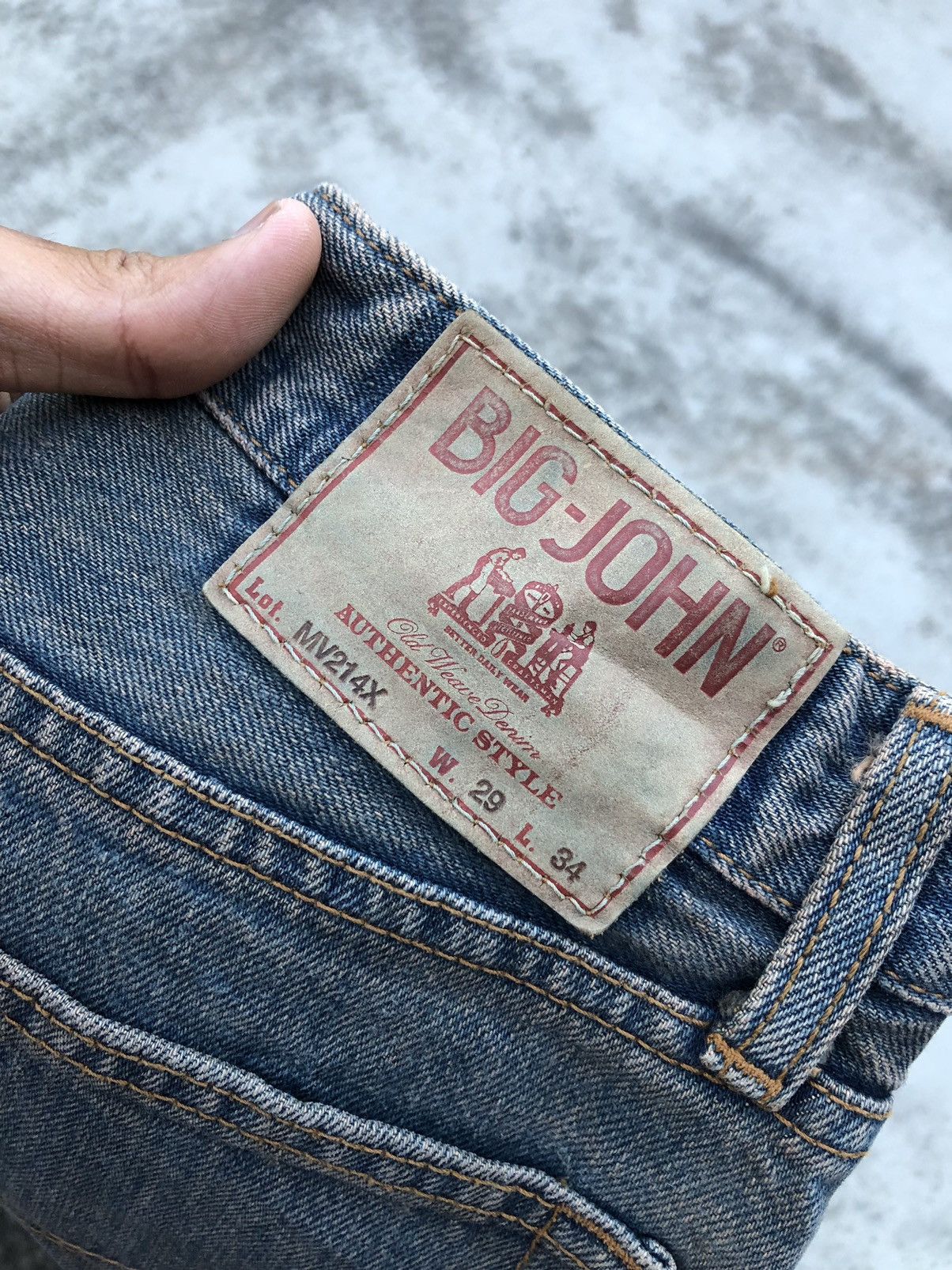 Big John × Vintage FLARED⚡️⚡️RUSTY BLUE VINTAGE BIG JOHN DENIM Size US 28 / EU 44 - 3 Thumbnail