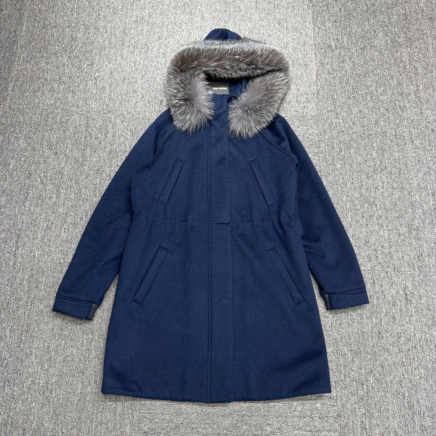 Loro Piana☆FOXファー☆本日限定Sale！ Loro Piana Loro Piana Cashmere Fox Fur Icery Long Coat Size 42