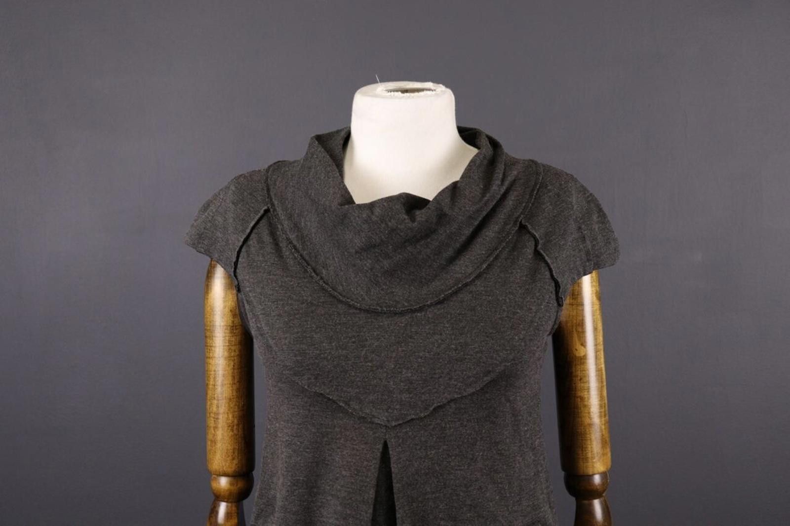 Pink Floyd Pinko Gray Short Sleeve Cowl Neck Sweater Dress Size M Size M / US 6-8 / IT 42-44 - 4 Thumbnail