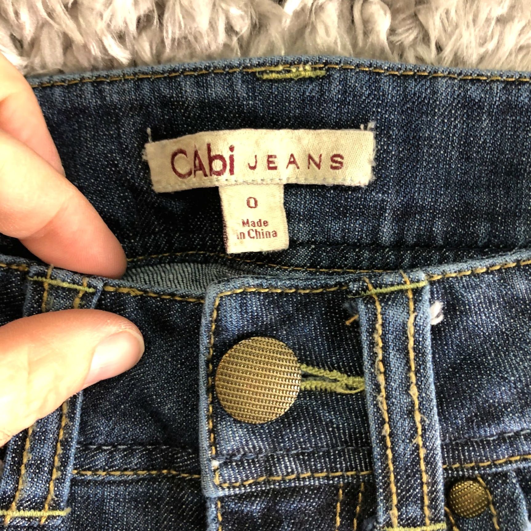 Vintage Cabi Jeans Juniors Size 0 Low Rise Mid Rise Medium Wash Blue Denim Jeans Boyfriend/Bootcut? Size 25" / US 0 / IT 36 - 7 Thumbnail