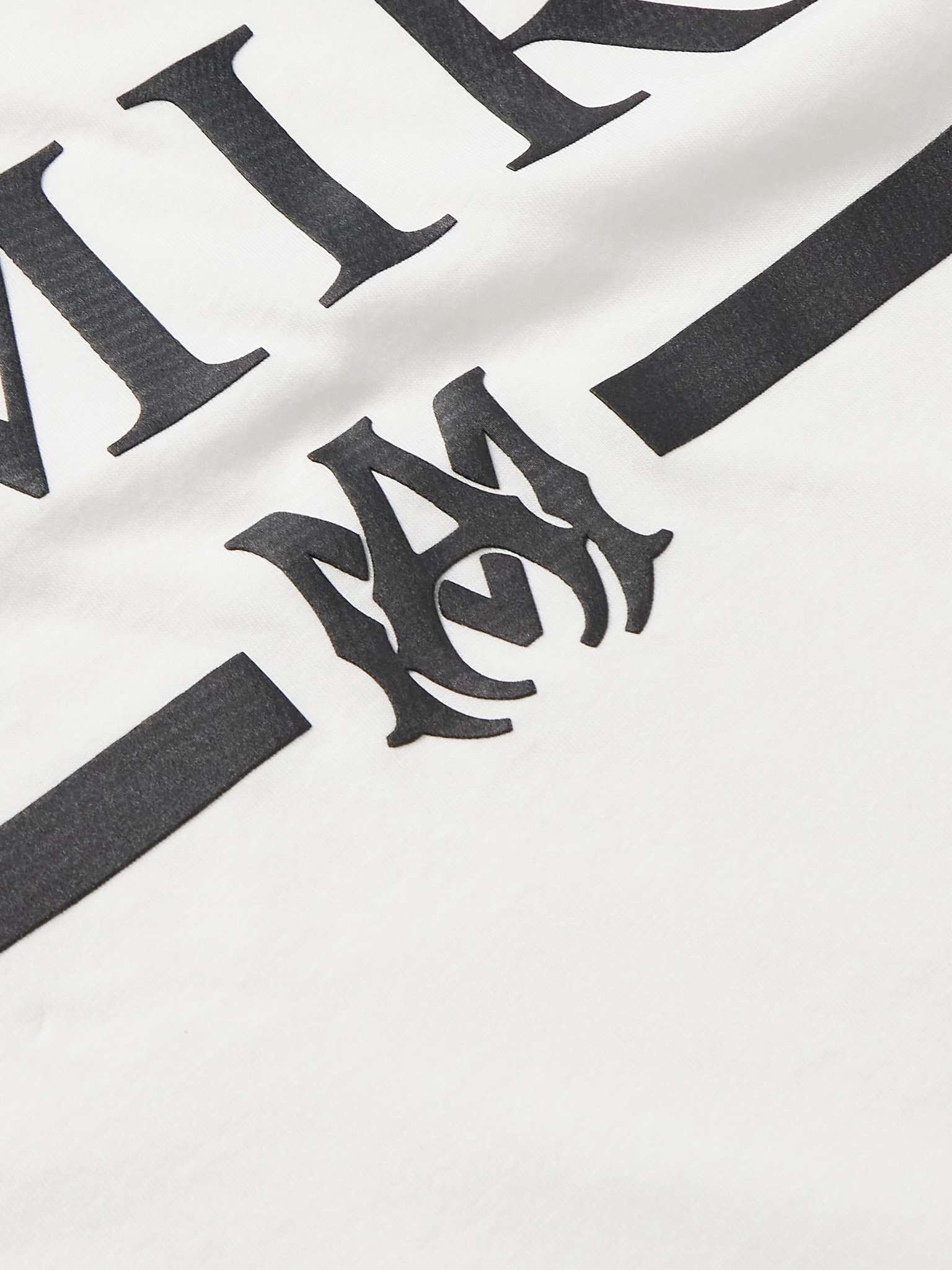 Amiri o1orln0426 Logo-Appliquéd Cotton-Jersey T-Shirt in White Size US L / EU 52-54 / 3 - 4 Thumbnail