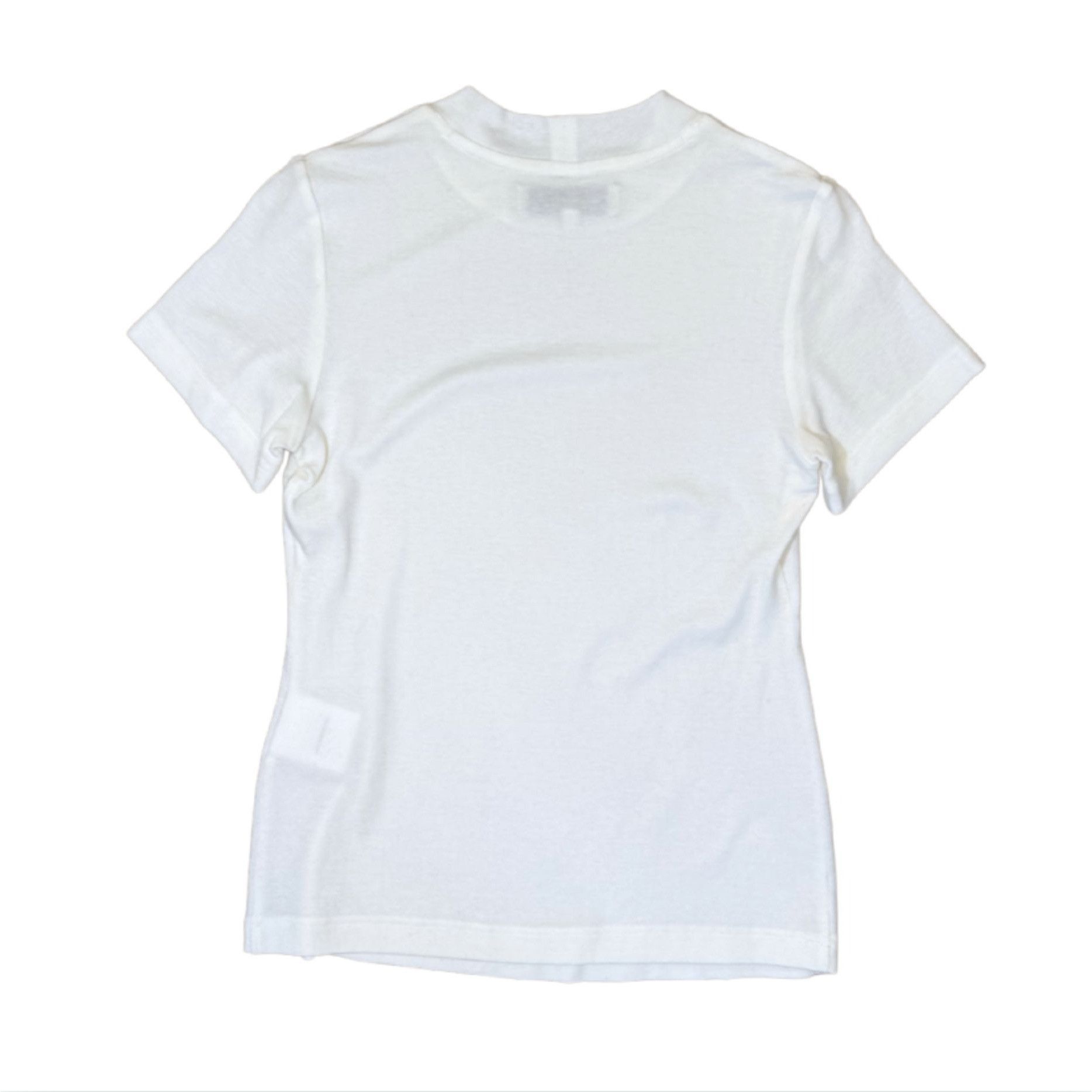 Other HARRIS TAPPER Romeo T-Shirt in Tencel Wool White EUC $249 Sz Size XS / US 0-2 / IT 36-38 - 4 Thumbnail