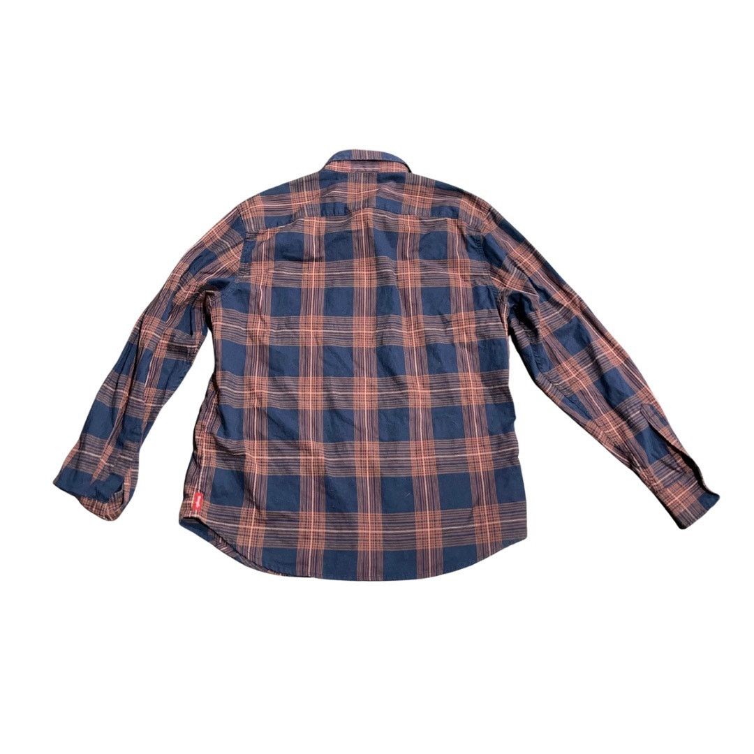 Wrangler Mens Long Sleeve Western Flannel Buttonup Shirt Cowboy Rodeo Size US L / EU 52-54 / 3 - 2 Thumbnail