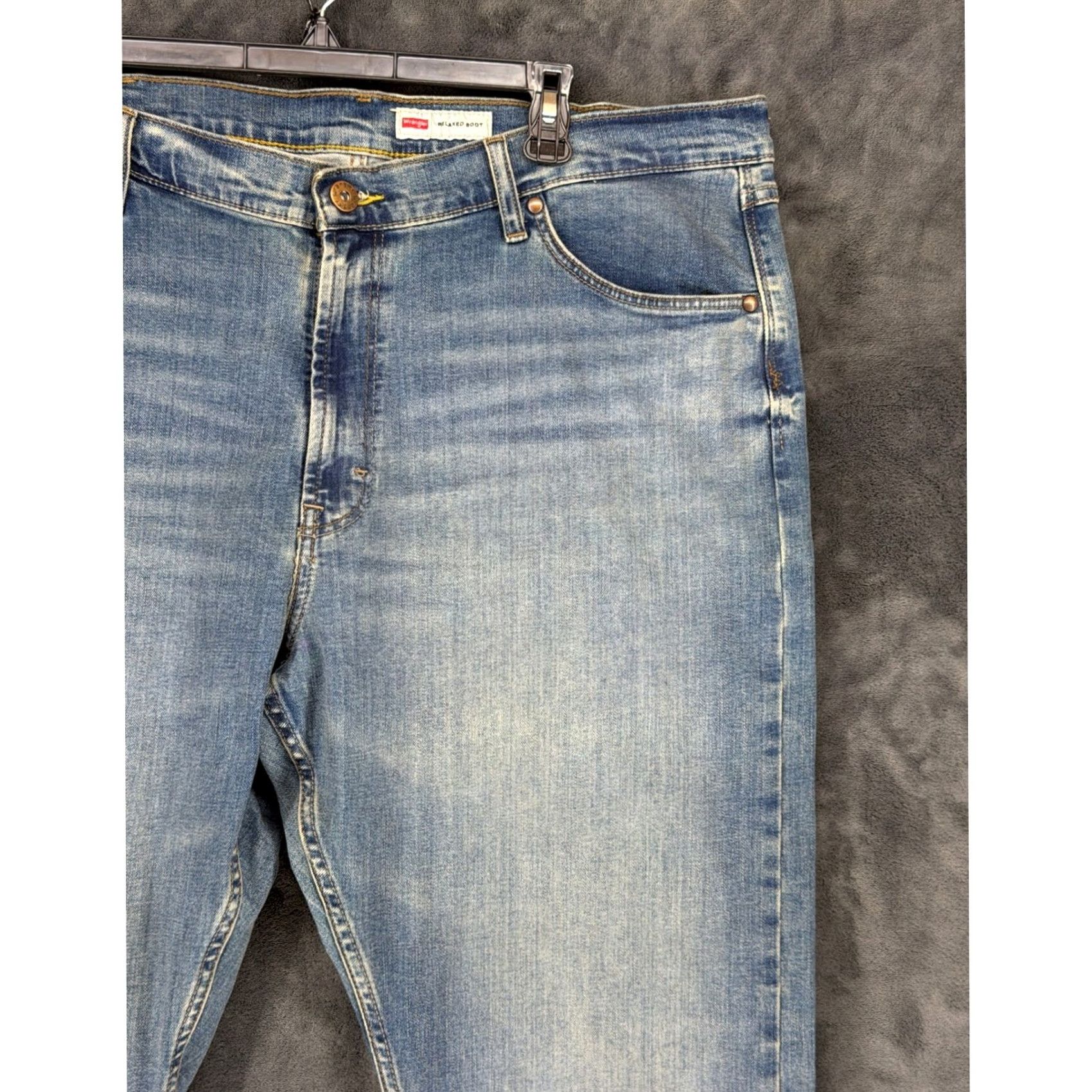 Wrangler Wrangler Five Star Premium Jeans Bootcut Mens Relaxed 40x30 Blue Denim Stretch Five Pocket Cowboy Modern Comfort尺 Size US 40 / EU 56 - 2 Thumbnail