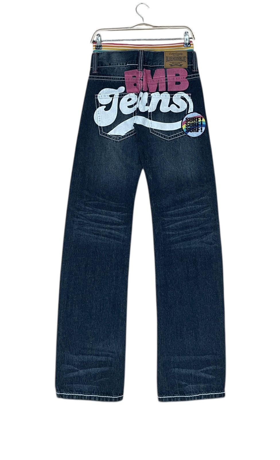 Japanese Brand × Vintage Vintage Japanese Brand Blue Moon Blue Jeans 2000s Size US 26 / EU 42 - 2 Thumbnail