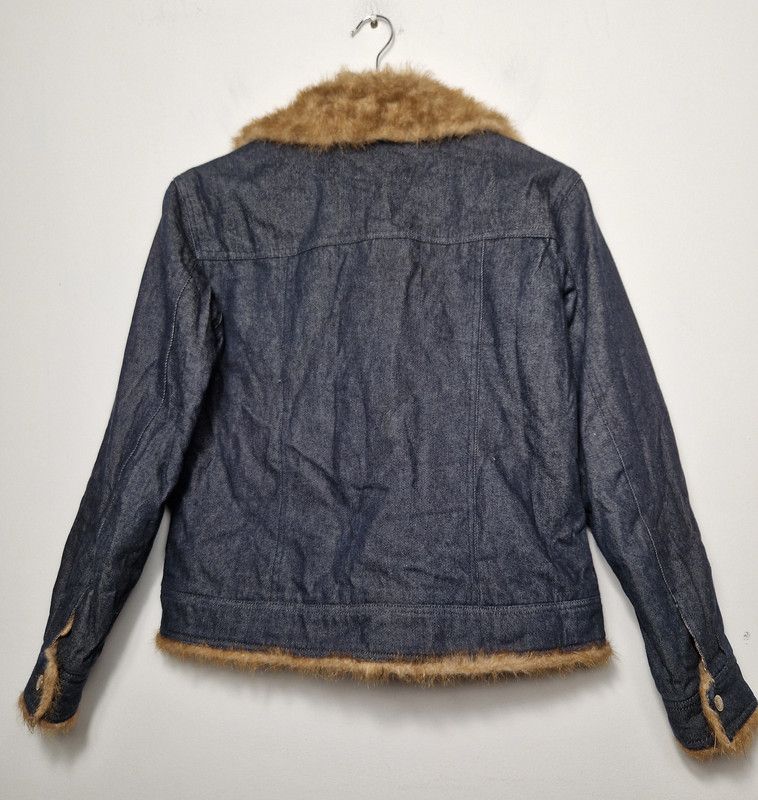 Miss Sixty × Vintage vintage denim fur jacket miss sixty y2k Size M / US 6-8 / IT 42-44 - 7 Thumbnail