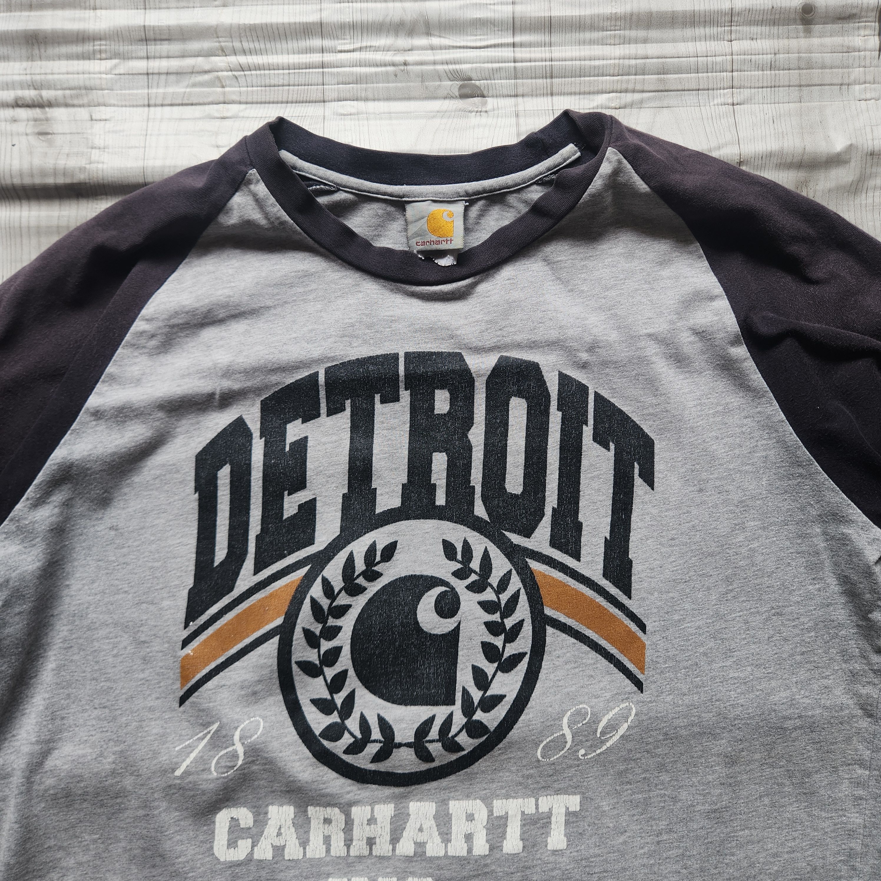 Carhartt × Vintage Vintage Carhartt Detroit Raglan TShirt Size US M / EU 48-50 / 2 - 16 Thumbnail
