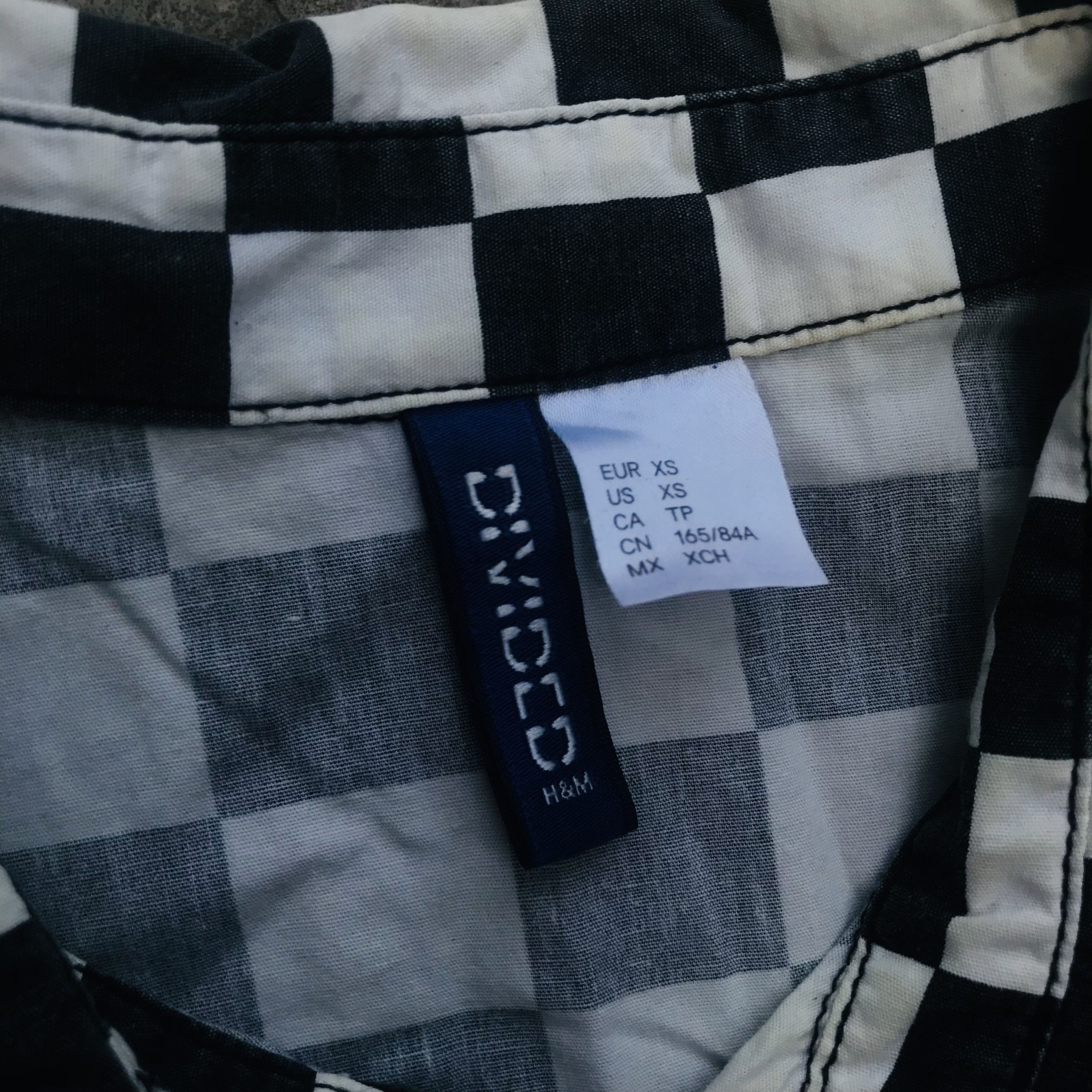 H&M H&M Checker Board Shirt Size US XS / EU 42 / 0 - 2 Thumbnail