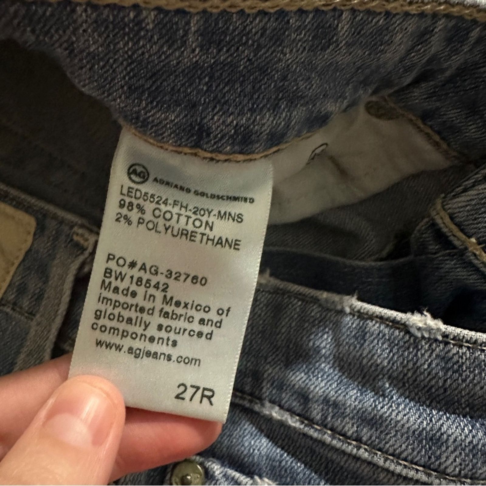 AG Adriano Goldschmied AG Adriano Goldschmied The Erin Denim Pencil Skirt Size 27 Size 27" / US 4 / IT 40 - 4 Thumbnail