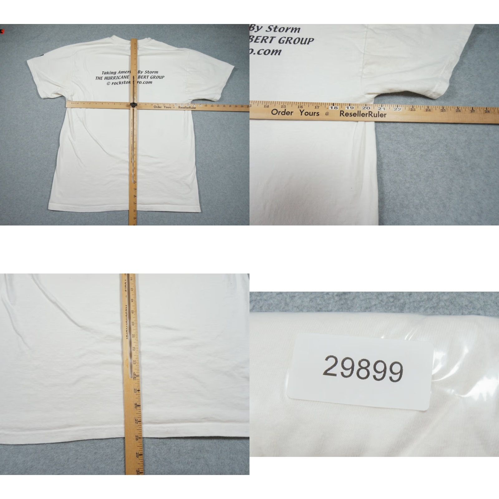 Hanes VINTAGE Hanes Group Shirt T-Shirt Mens XL White Rock Band Tee 2000s Y2K Concert Band Mens White Size US XL / EU 56 / 4 - 8 Thumbnail