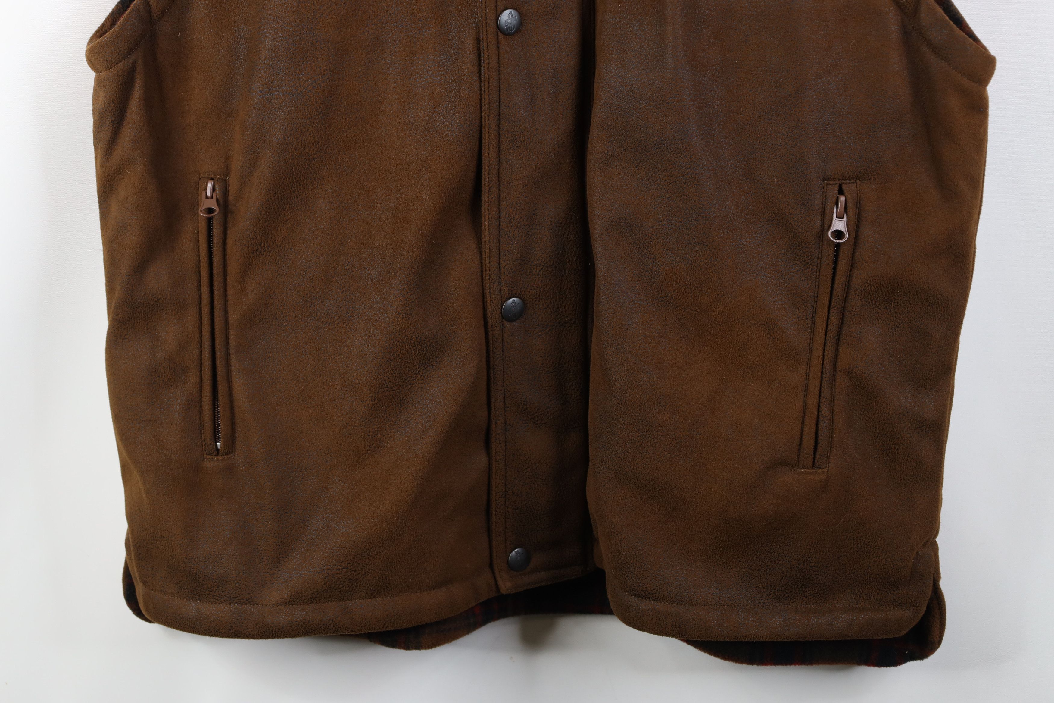 Vintage Vintage Y2K Streetwear Lined Outback Full Zip Vest Jacket Size US L / EU 52-54 / 3 - 3 Thumbnail