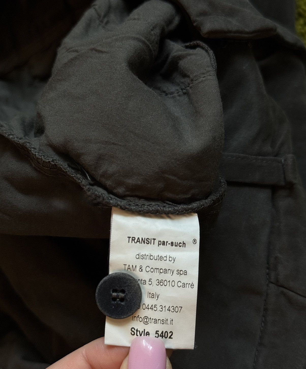 Transit Transit par-such avant garde graphite black pants Size 28" / US 6 / IT 42 - 6 Thumbnail