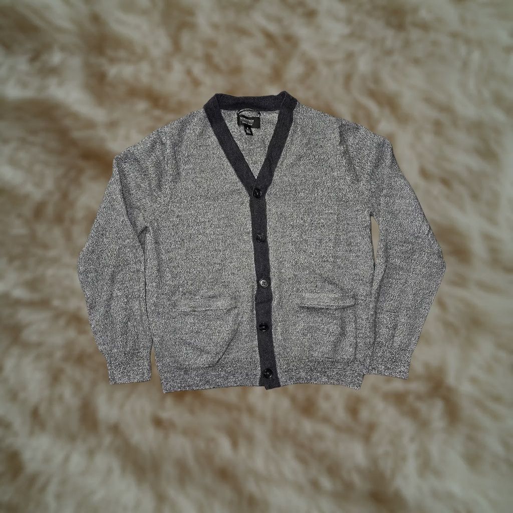 Nordstrom Nordstrom Cardigan Sweater Mens Small Gray Italian Merino Wool Knit Button Up Patch Pockets V-Neck Size US S / EU 44-46 / 1 - 1 Thumbnail