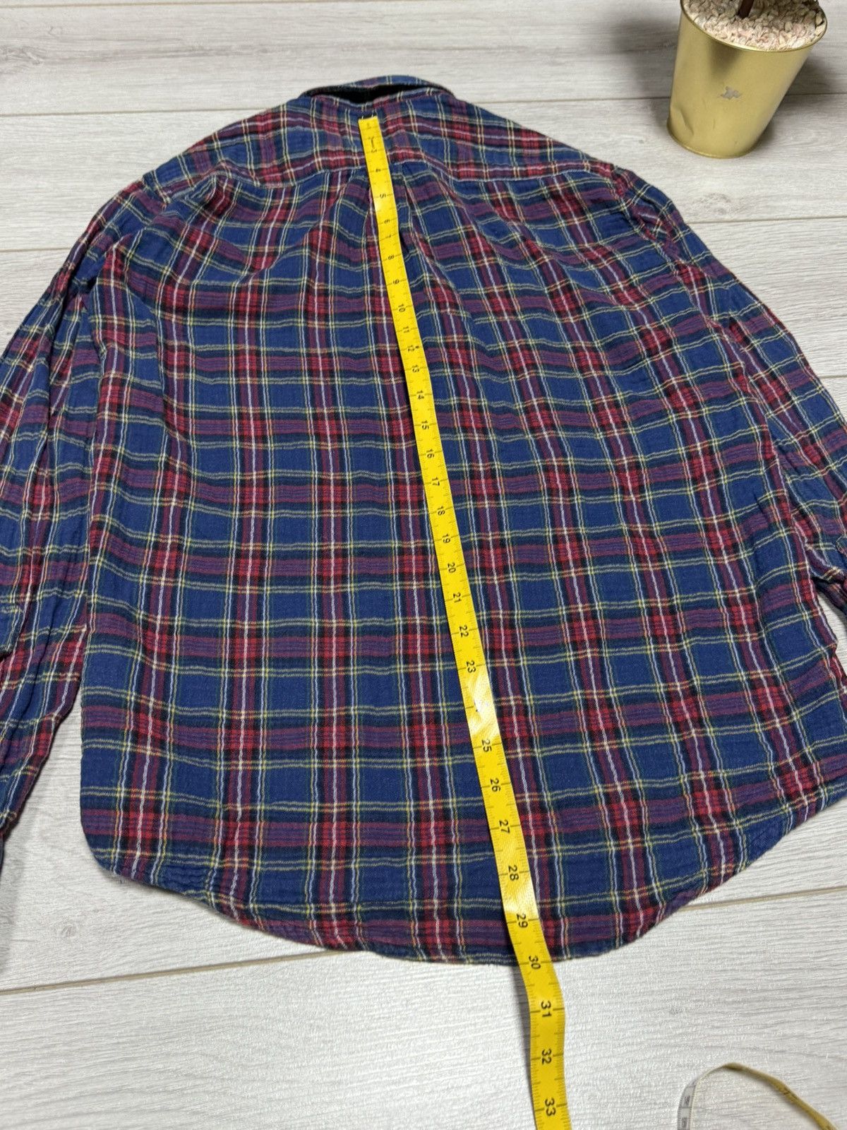 Our Legacy Our Legacy check shirt buttons flannel plaid Size US M / EU 48-50 / 2 - 12 Thumbnail
