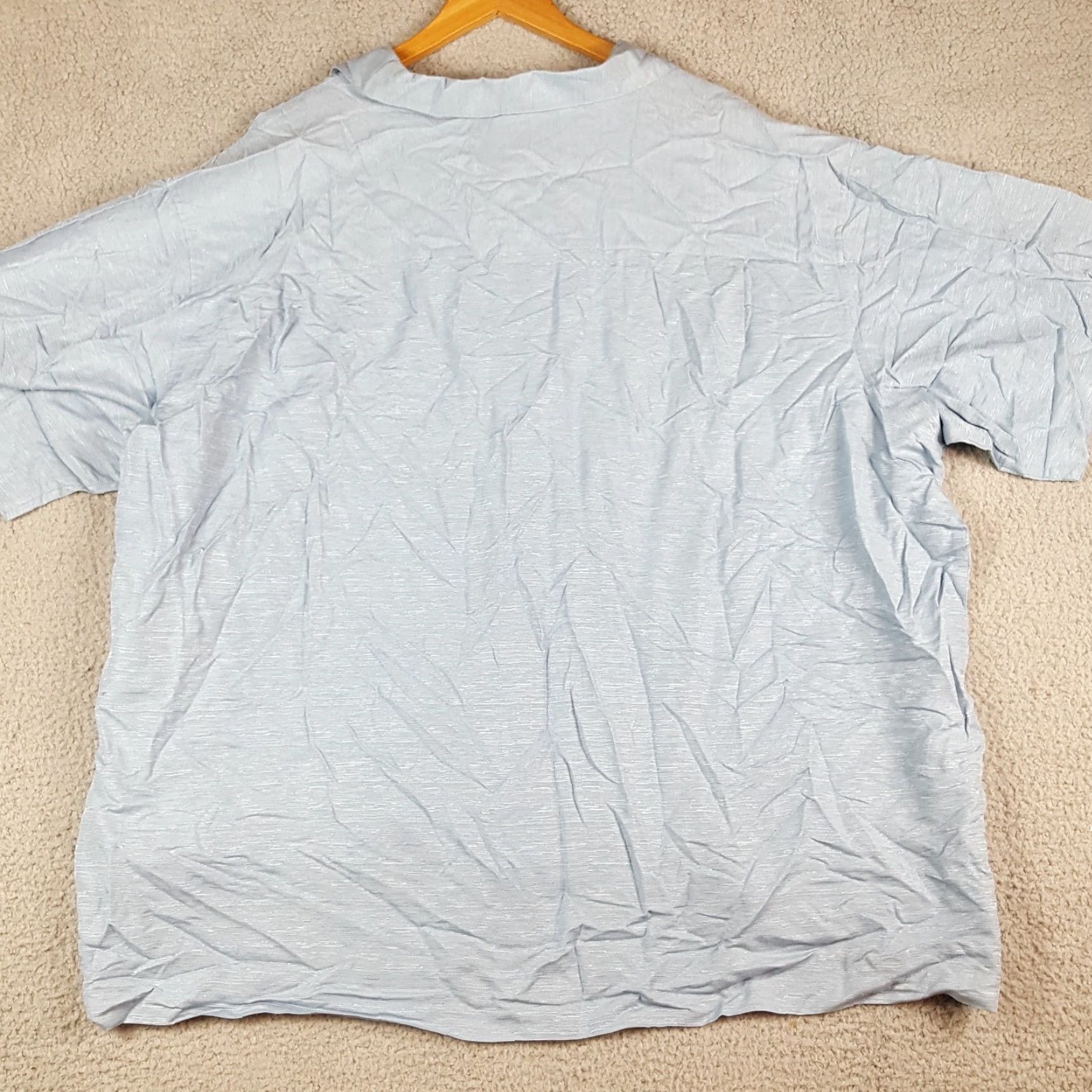 Vintage Ping Silk Breathable Preppy Polo Shirt Big & Tall 4X Blue Collar Button South casual Workwear 90s Vintage Mens Polo Size US XXL / EU 58 / 5 - 6 Thumbnail