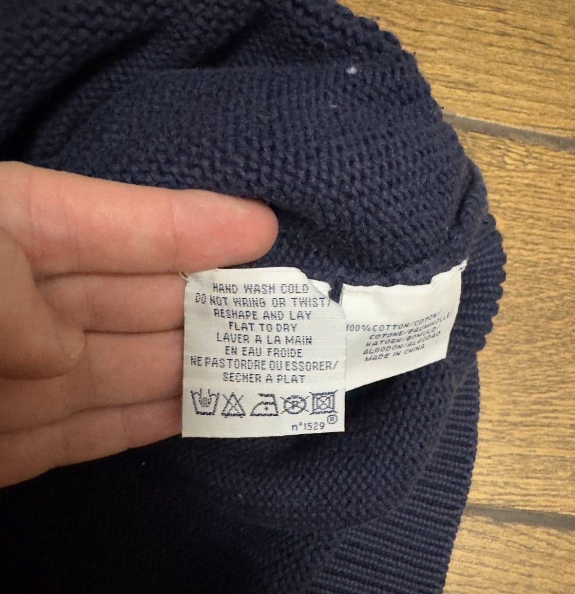 Polo Ralph Lauren × Vintage Vintage Polo Ralph Lauren Distressed Rugby Sweatshirt Size US S / EU 44-46 / 1 - 7 Thumbnail