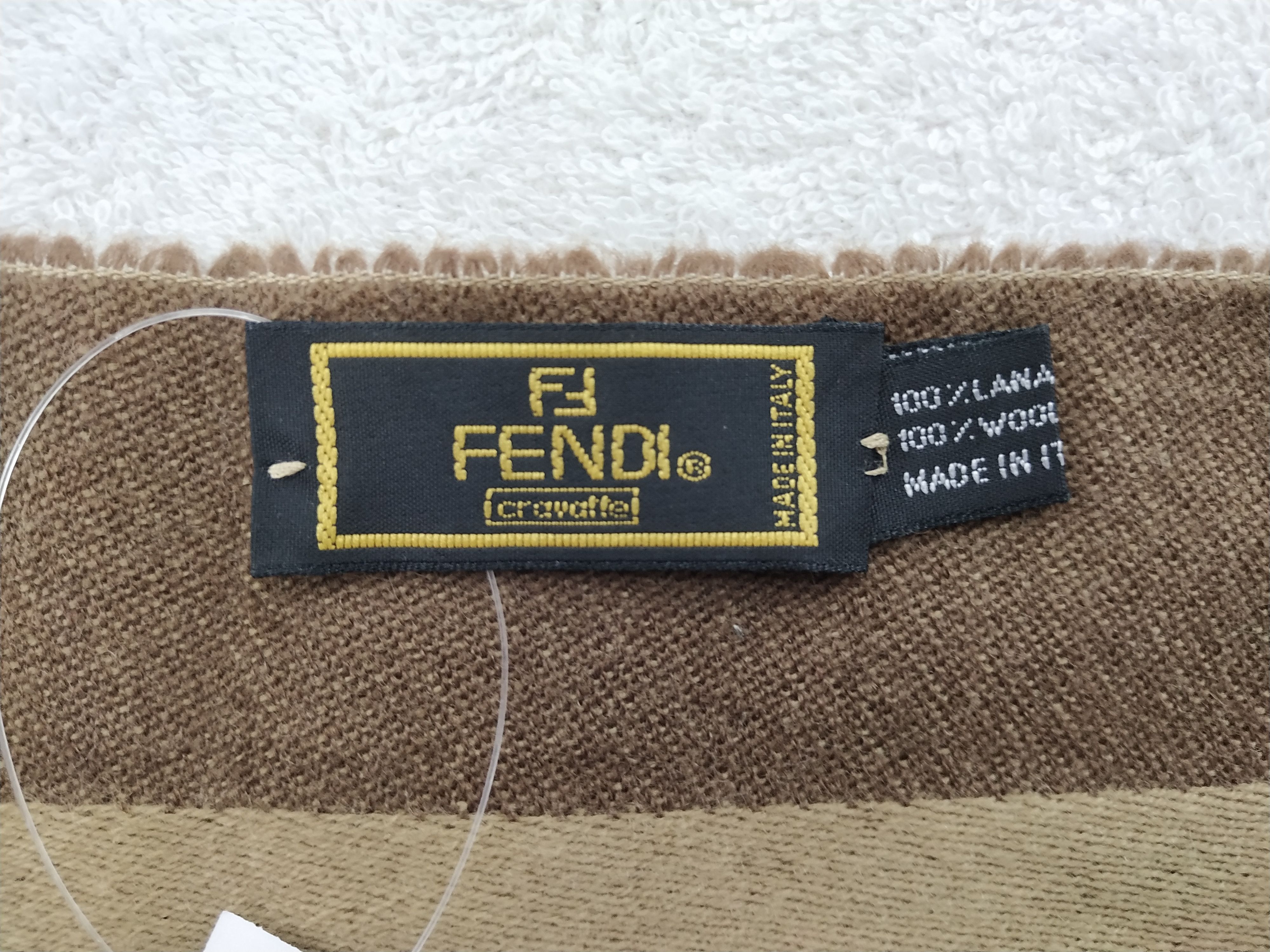 Fendi Vintage Fendi Scarf/Muffler/Neckwear MF439 Size ONE SIZE - 7 Thumbnail