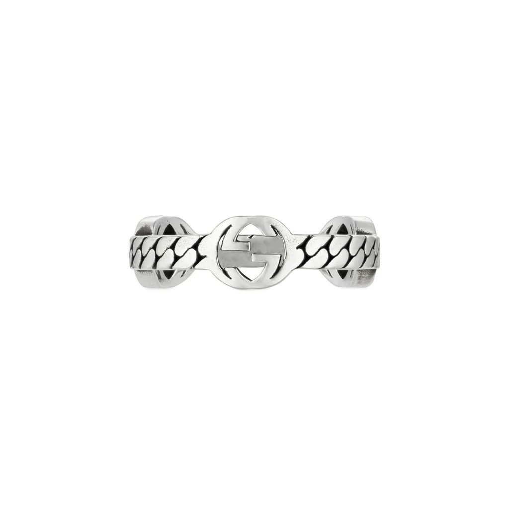 Gucci oc11z0126 Size: 11 / Interlocking G Ring Sterling Silver. Size ONE SIZE - 1 Thumbnail
