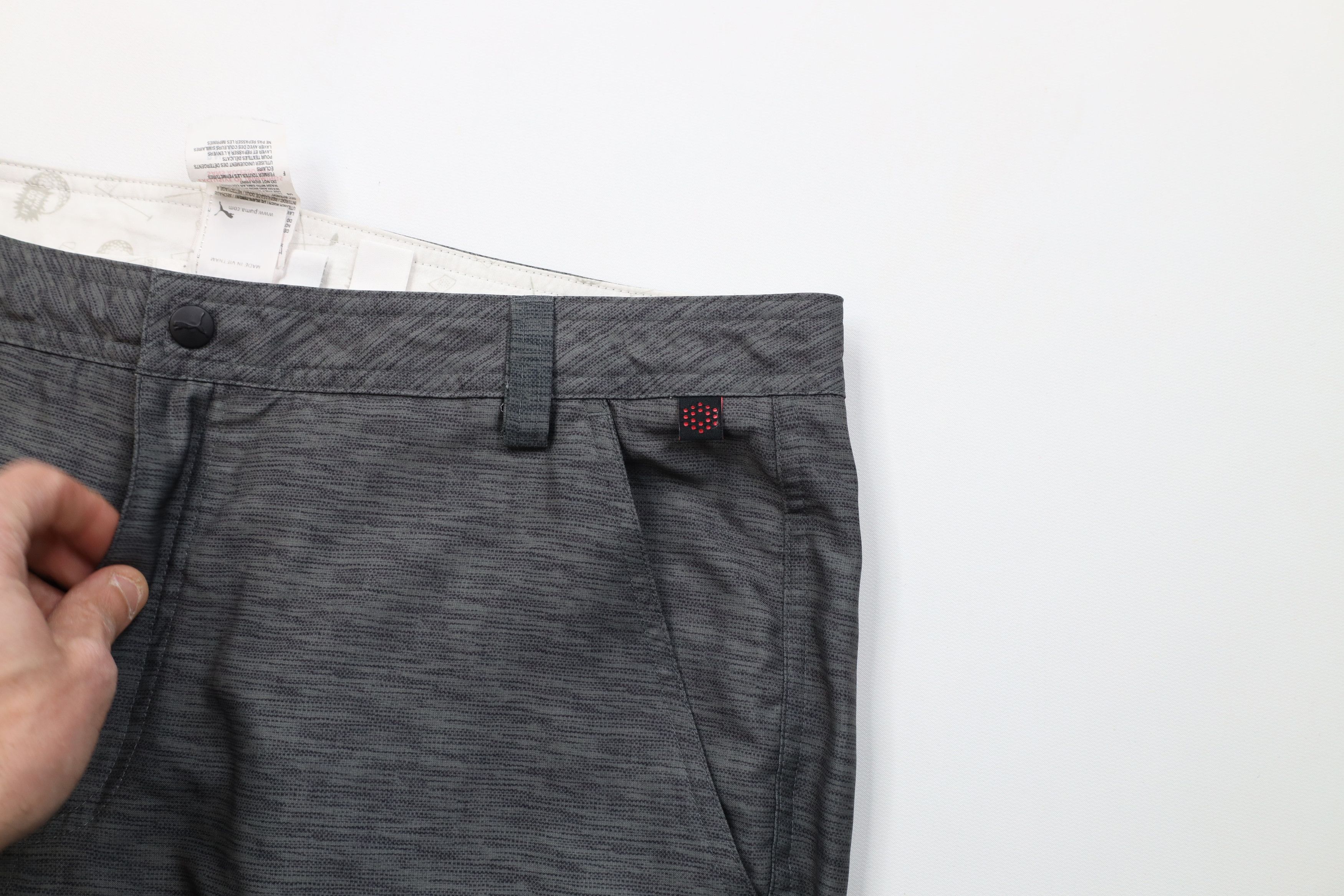Puma Puma Golf Cell Chambray Golfing Chino Pants Trousers Gray Size US 36 / EU 52 - 8 Thumbnail